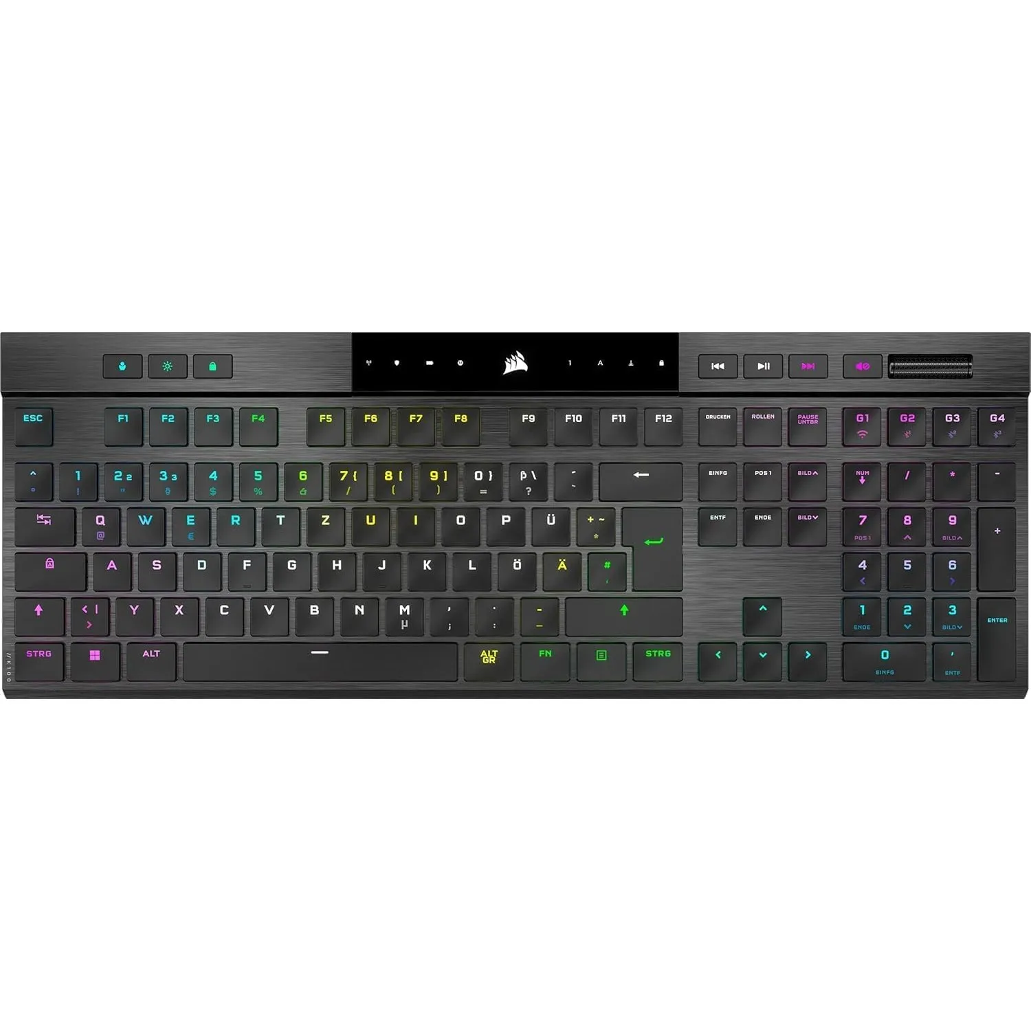 CORSAIR K100 AIR WIRELESS RGB Mechanische Gaming-Tastatur - Schwarz