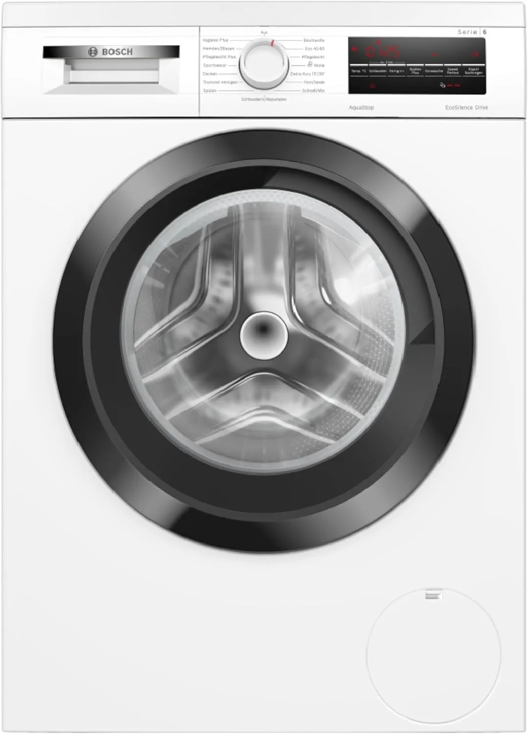 Bosch WUU28T48 Series 6 Under-Mounted Washing Machine, 1-8 kg, 1400 rpm, Maximum Energy and Water Savings, Speed Perfec…