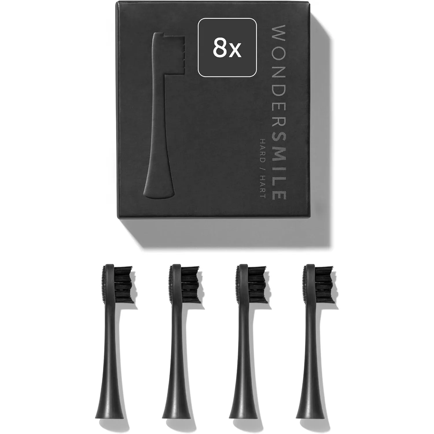 Wondersmile Hart, Ultimate Black, 8er-Pack