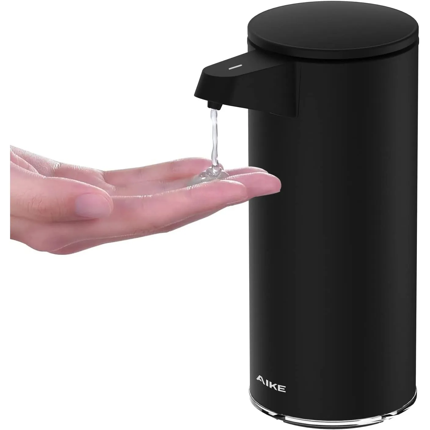 AIKE Seifenspender Automatisch Edelstahl mit Sensor Infrarot, 280ml Berührungsloser Automatischer Seifenspender USB-Auf…
