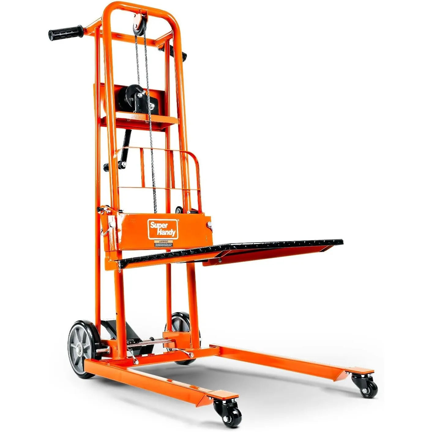SuperHandy Materialheber, 150 kg Hubkraft, 100 cm Hubhöhe, Tragbar