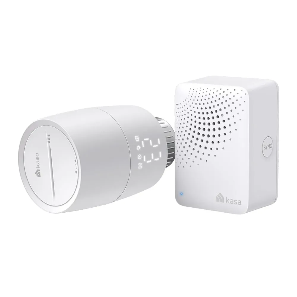 TP-Link Kasa smartes Heizkörperthermostat - WiFi Starter Kit, inklusive 1 Thermostat und 1 Hub, Heizungssteuerung (Kasa…