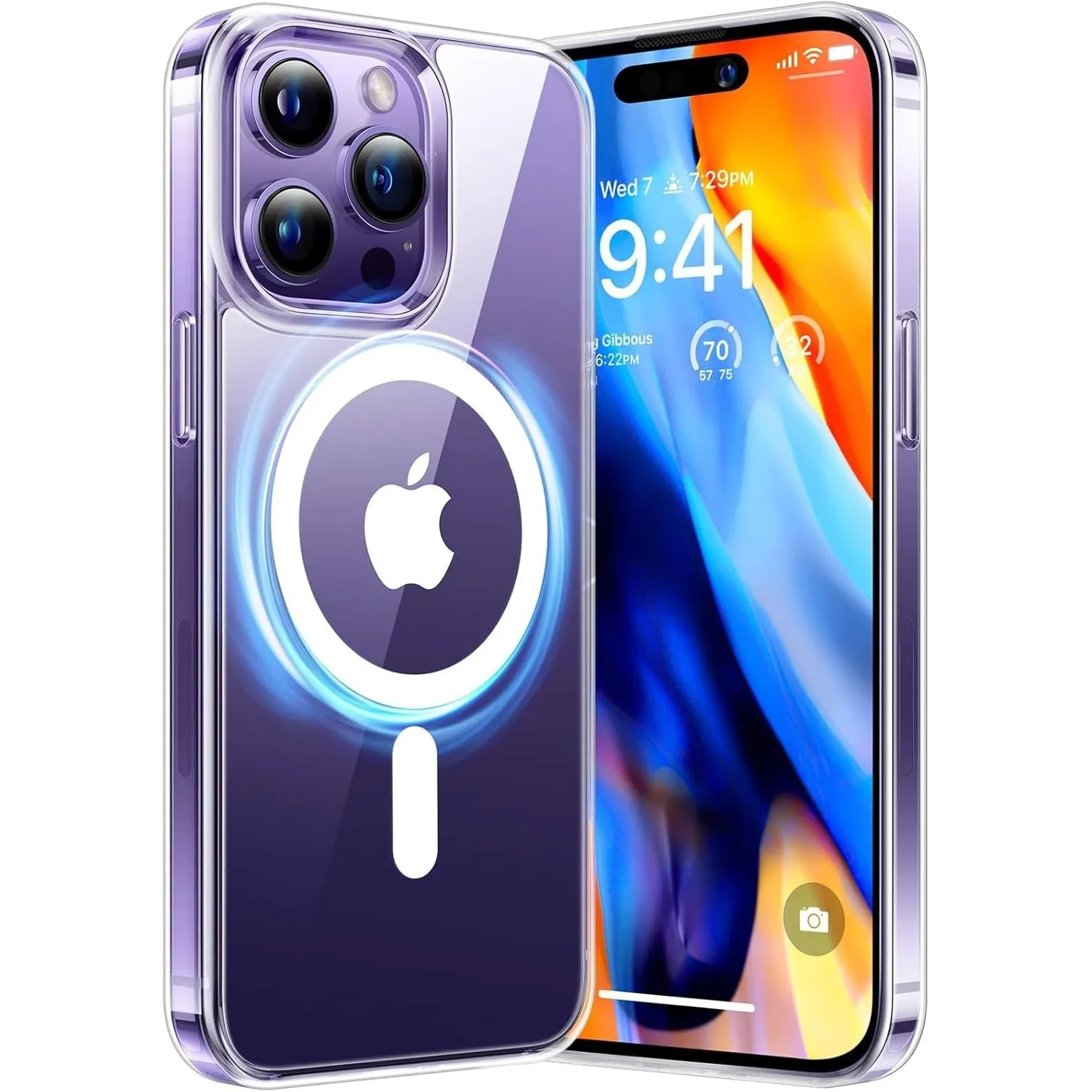TORRAS für iPhone 14 Pro Hülle für MagSafe Transparent