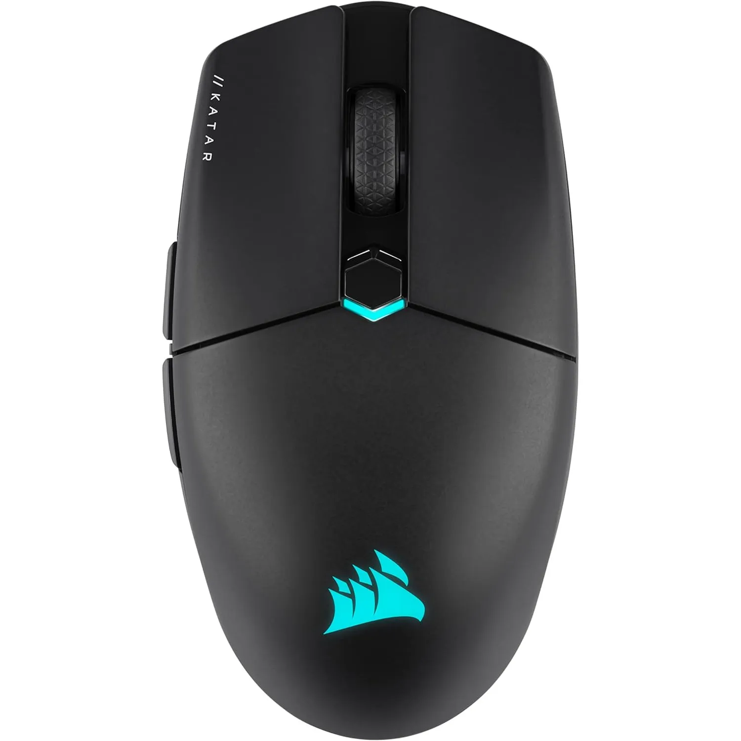 Corsair KATAR Elite Wireless Ultraleichte FPS Gaming Maus - Schwarz | 26.000 DPI, Symmetrische Form, Bis zu 110 Stunden…