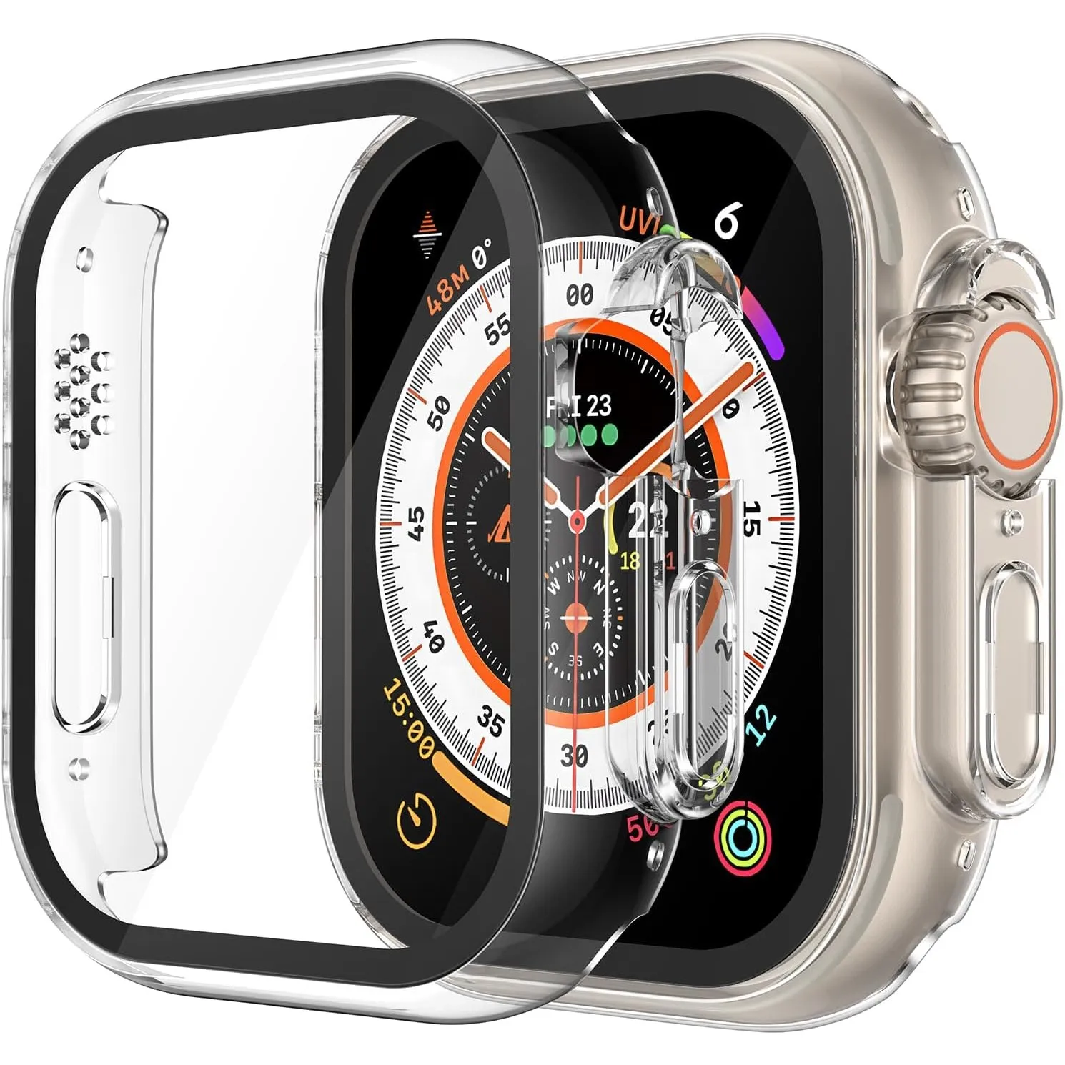 Misxi Schutzhülle mit Displayschutz für 49mm Apple Watch Ultra 4/3/2/1