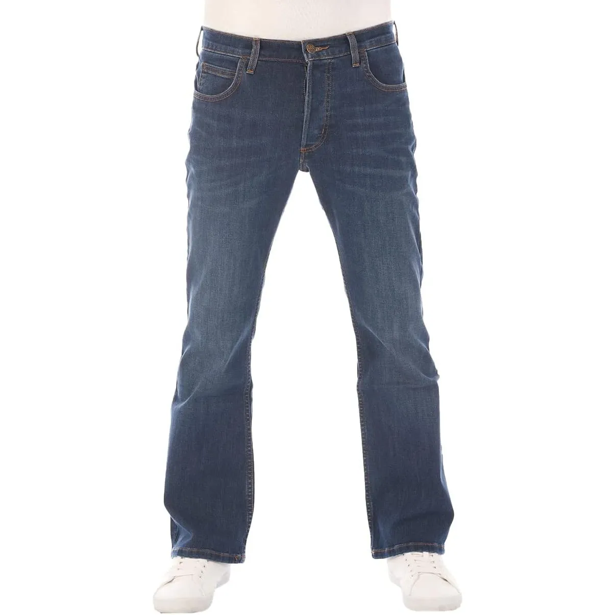 Lee Jeans Herren Stretch Bootcut Denver Jeanshose Hose Denim Blau 32 33 34 36 38 40 42 44 46