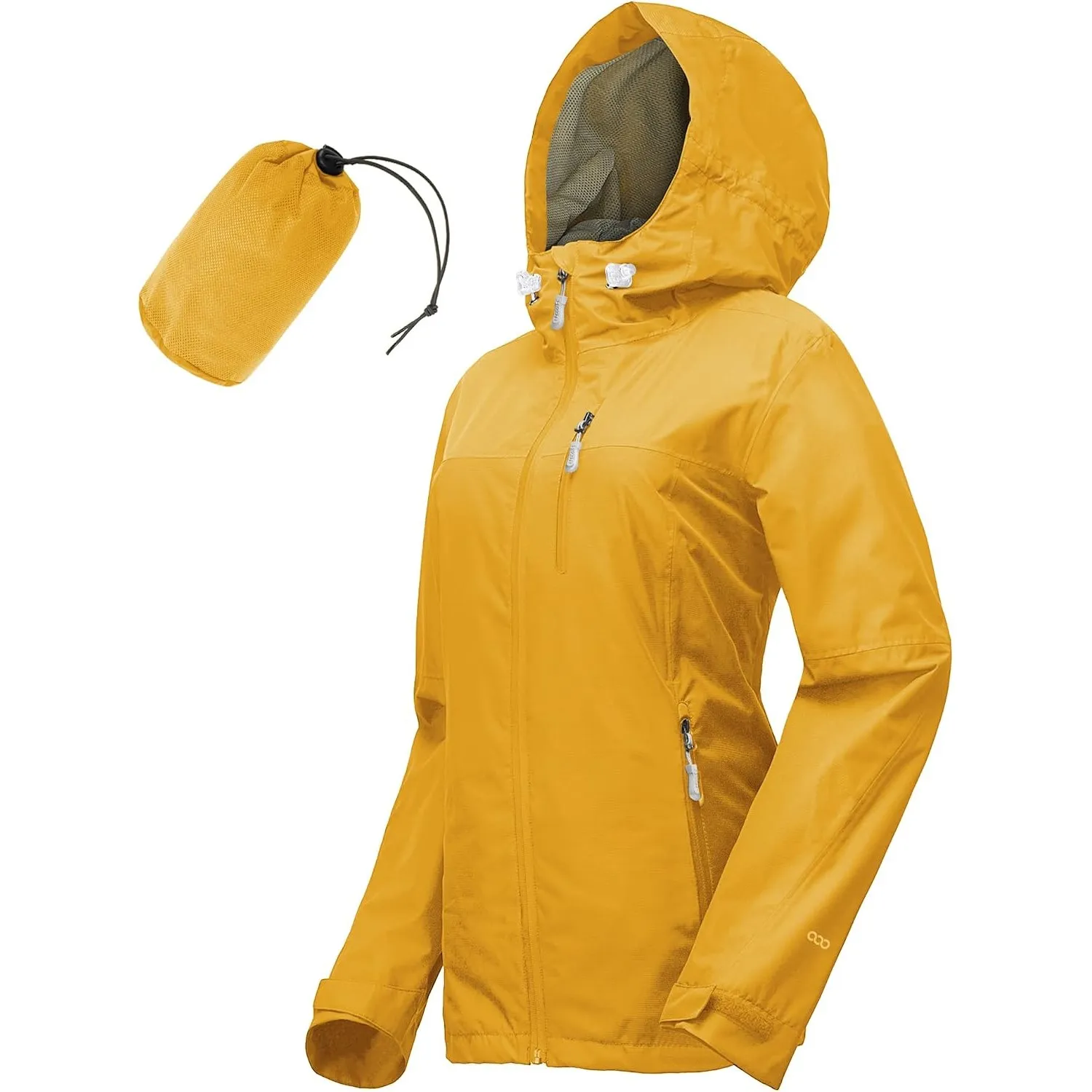 33,000ft Regenjacke Damen Wasserdicht Packbar Fahrradjacke Übergangsjacke