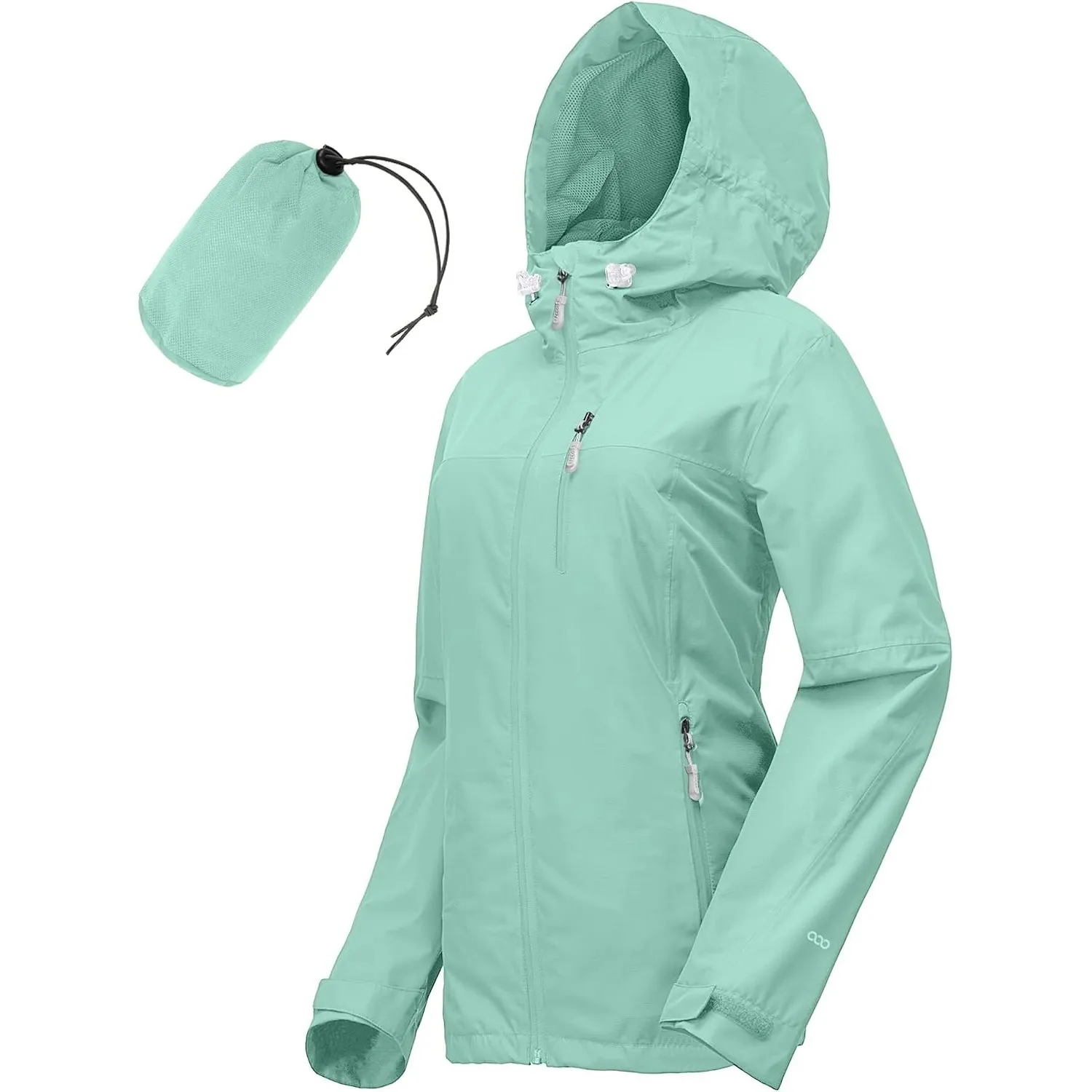 33,000ft Regenjacke Damen Wasserdicht Packbar Fahrradjacke Übergangsjacke