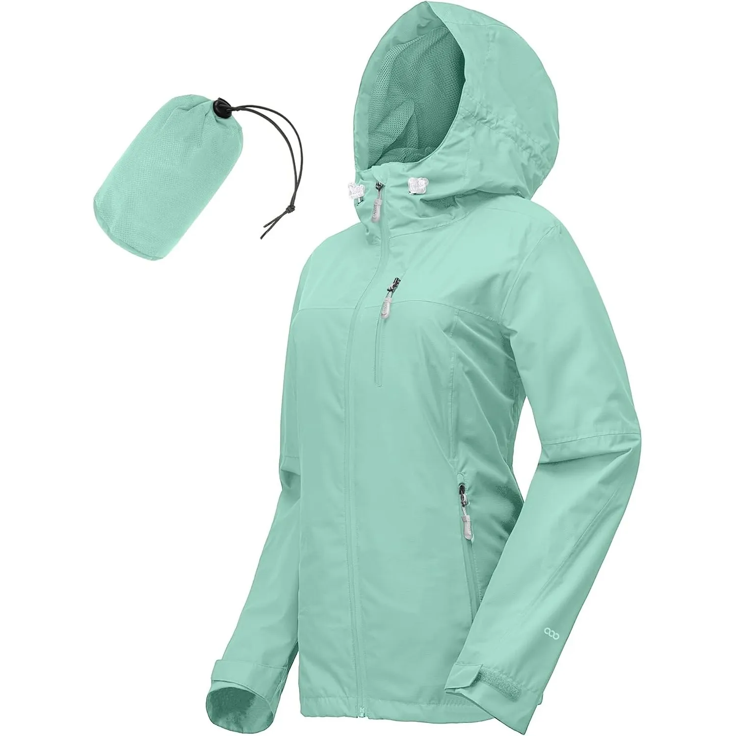 33,000ft Regenjacke Damen Wasserdicht Packbar Fahrradjacke Übergangsjacke