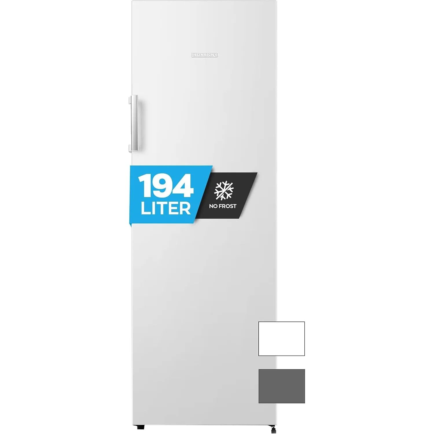 Heinrich´s Gefrierschrank Temperatur:-14°C~-24°C, Freezer, No-Frost Schutz, Gefrierschubladen + Gefrierfach, LED-Displa…