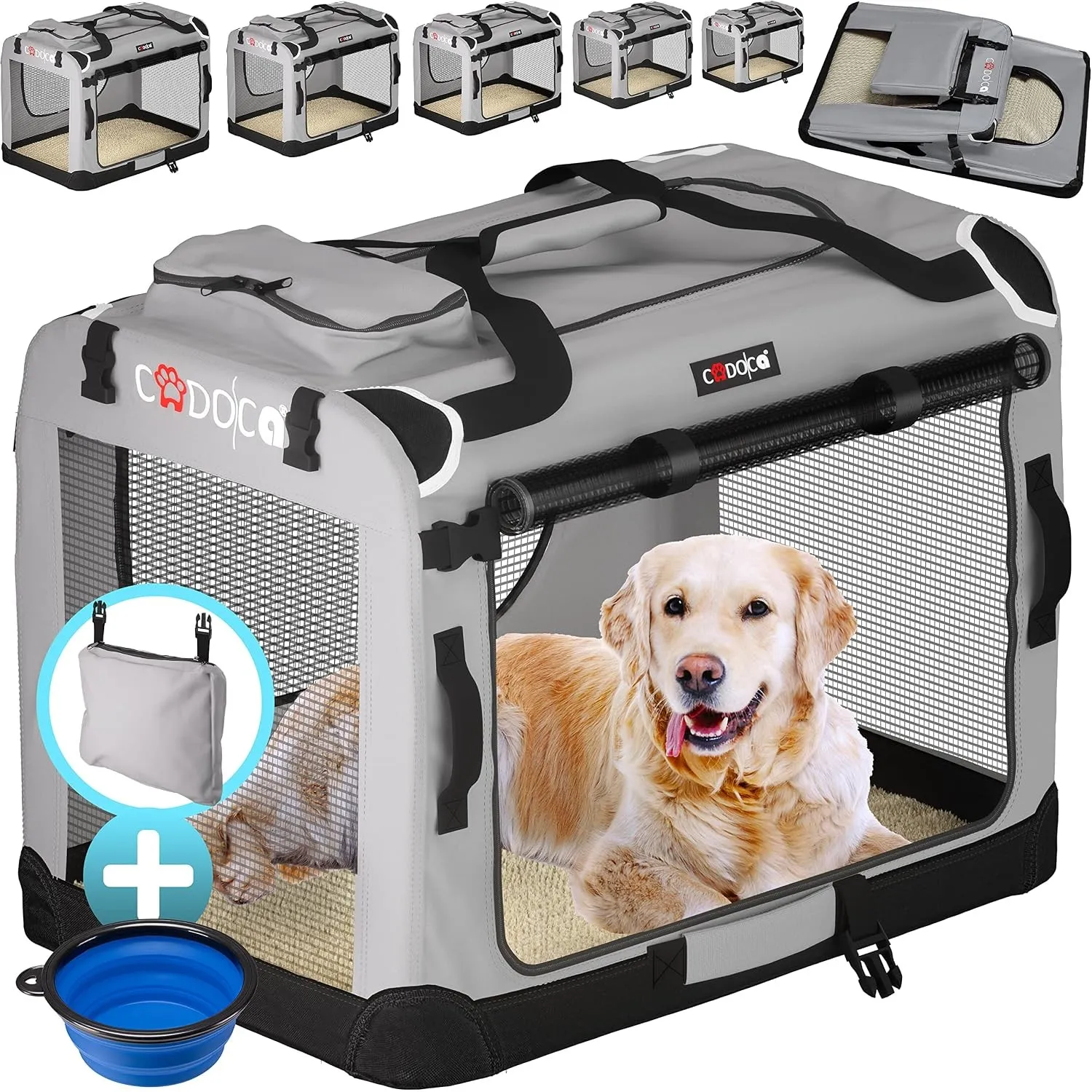 CADOCA® Hundebox XXXL Faltbar