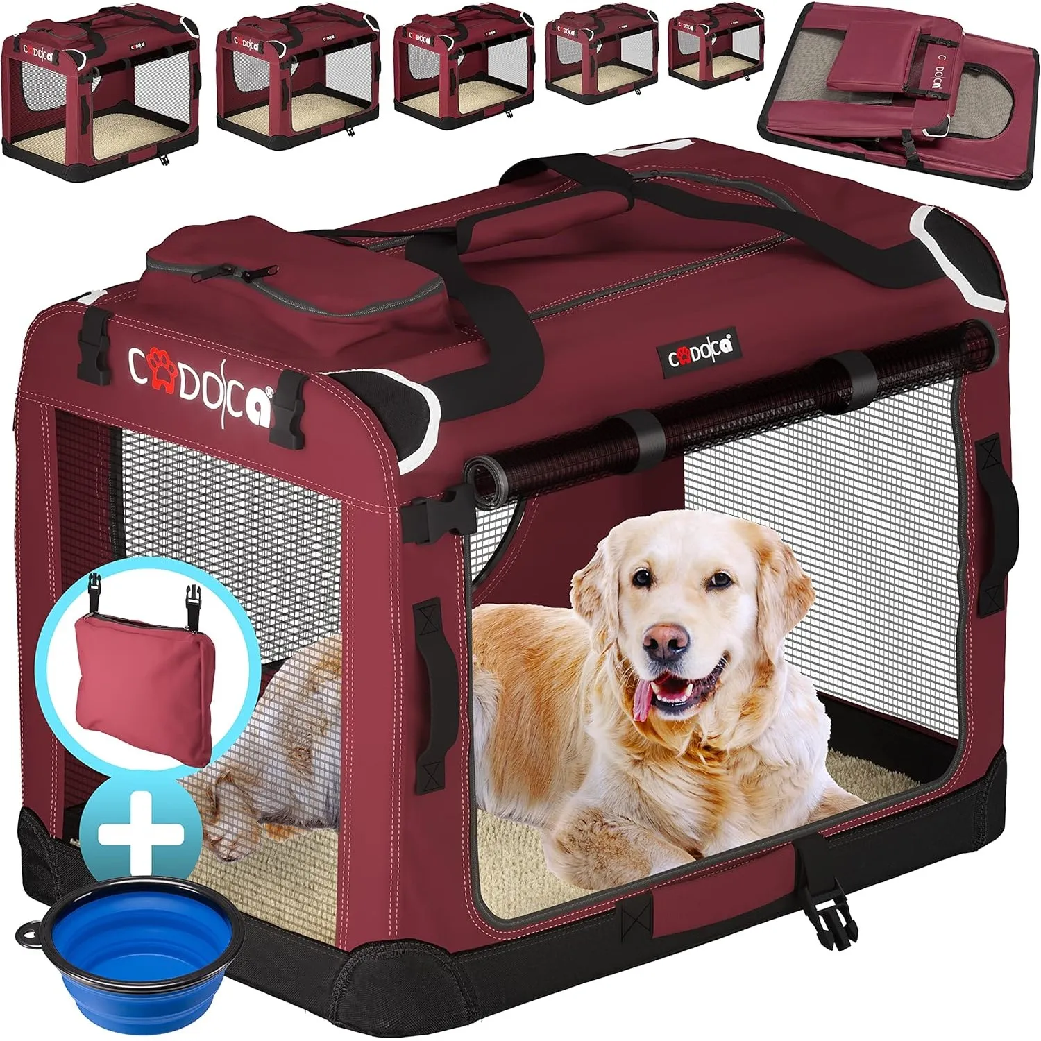 CADOCA® Hundebox XXXL Faltbar