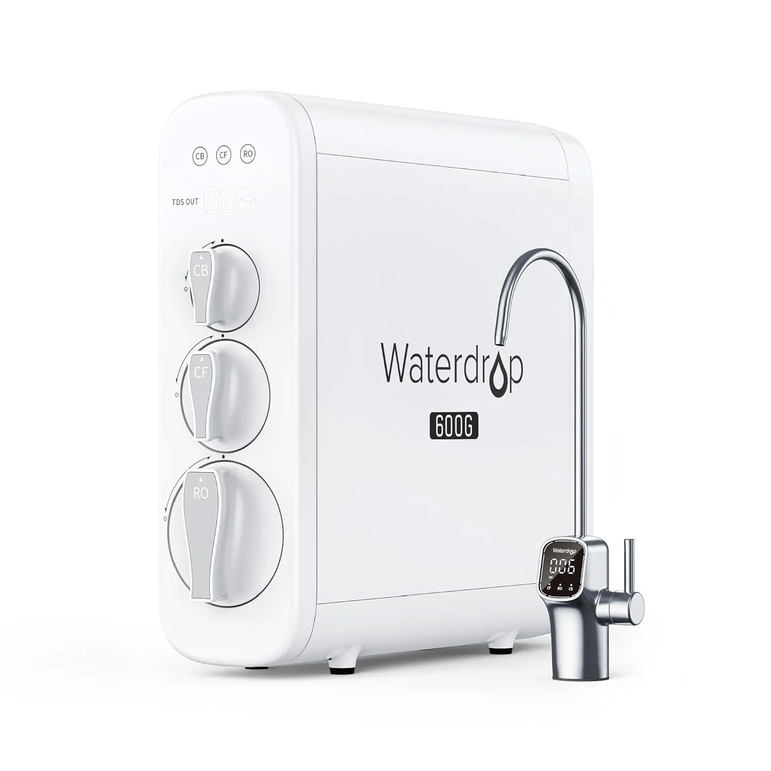 Waterdrop G3P600 Umkehrosmoseanlage, 600 GPD, Intelligenter LED-Wasserhahn