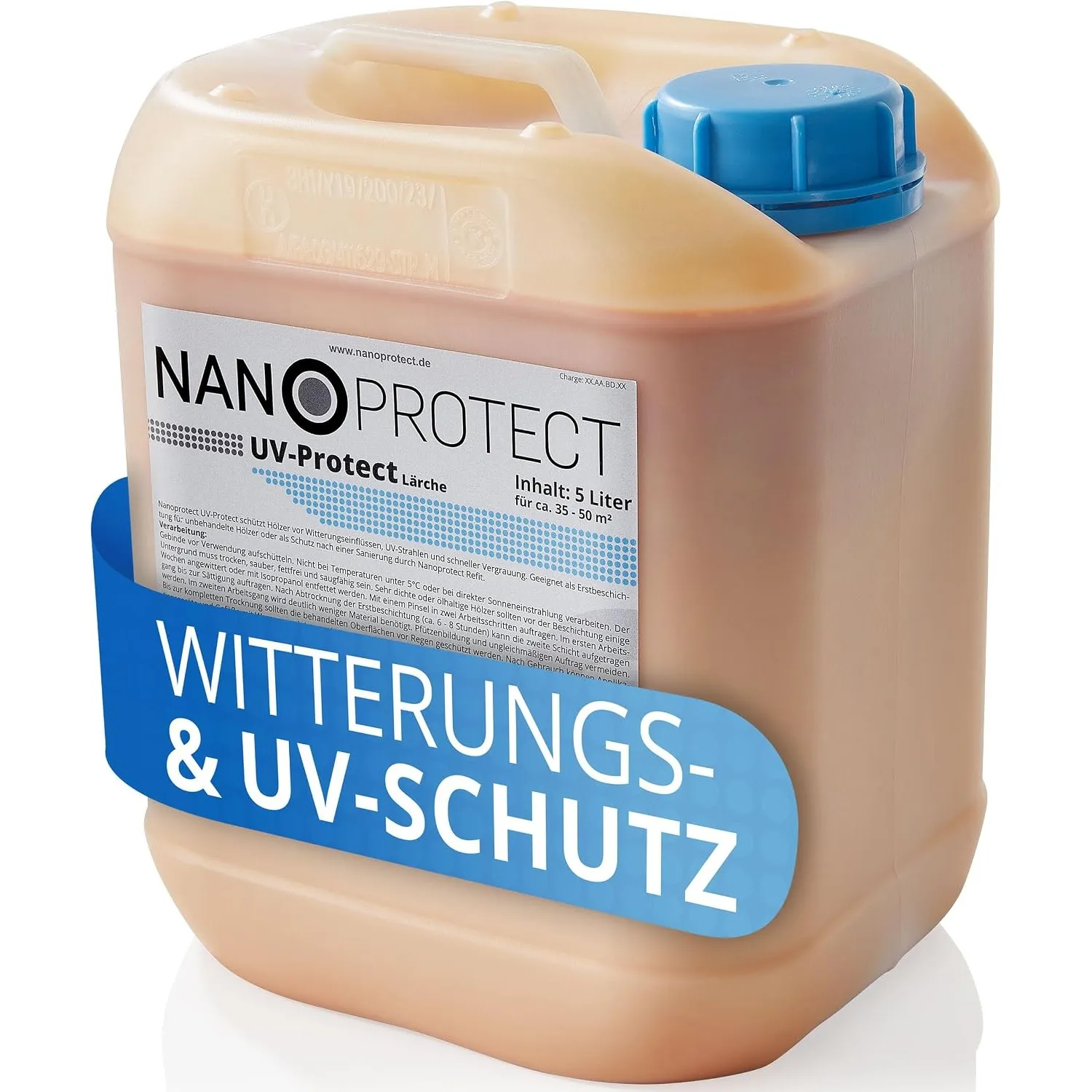 Nanoprotect UV-Protect | Holzöl | UV-Schutz | Witterungsschutz | Langzeitschutz gegen Vergrauung, Austrocknung und Riss…