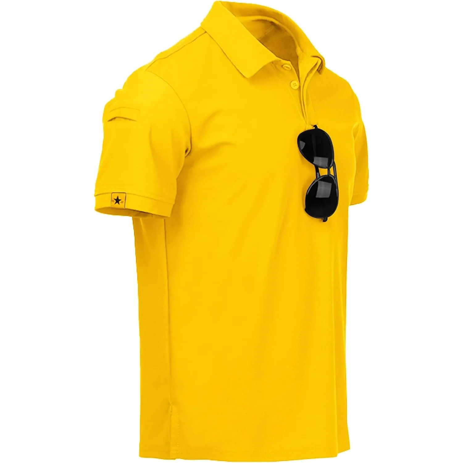 JACKETOWN Poloshirts Herren Kurzarm Atmungsaktives Funktionsshirt, M-3XL. | Polohemd Herren Atmungsaktives Sommer Knopf…