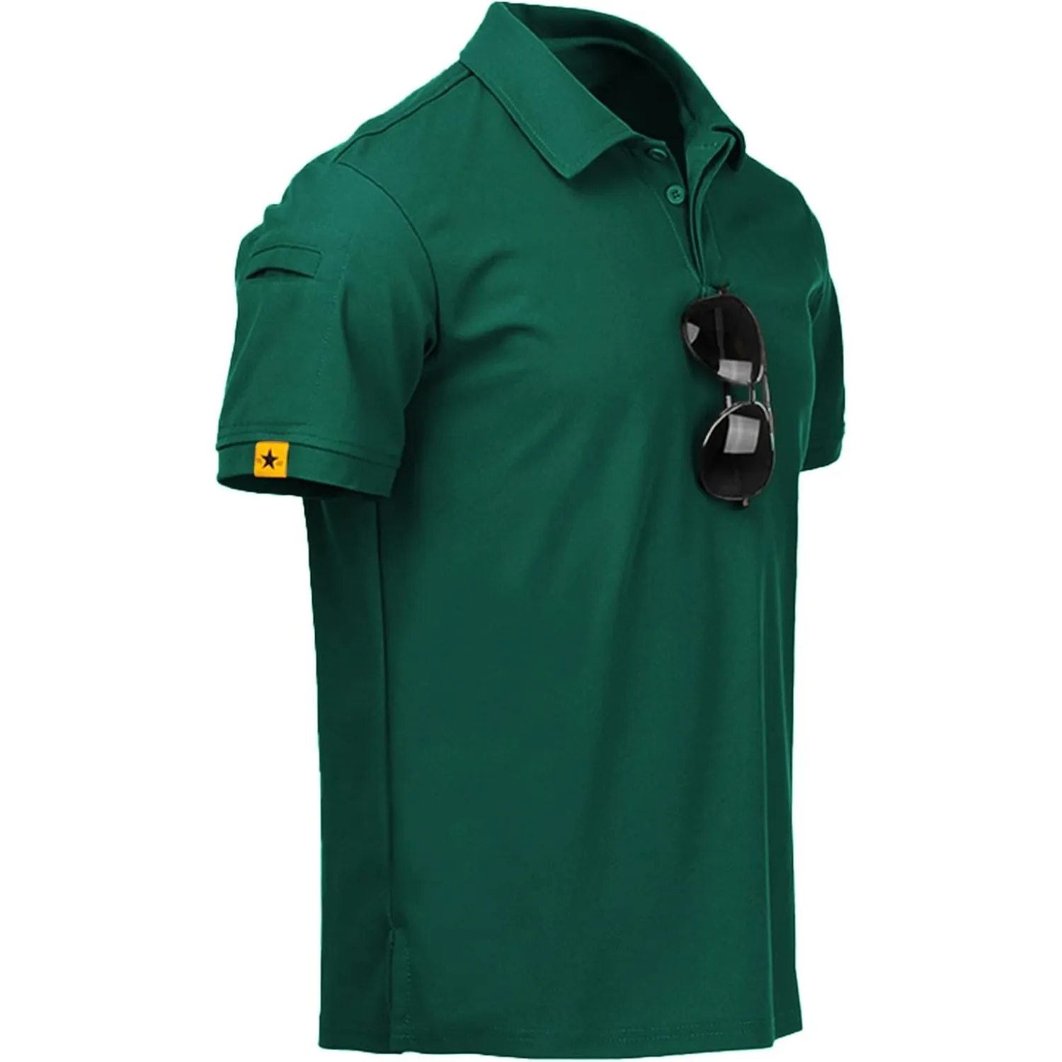 JACKETOWN Poloshirts Herren Kurzarm Atmungsaktives Funktionsshirt, M-3XL. | Polohemd Herren Atmungsaktives Sommer Knopf…