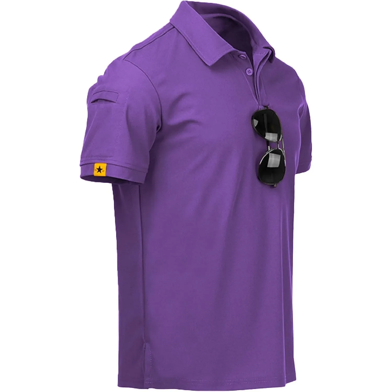 JACKETOWN Poloshirts Herren Kurzarm Atmungsaktives Funktionsshirt, M-3XL.