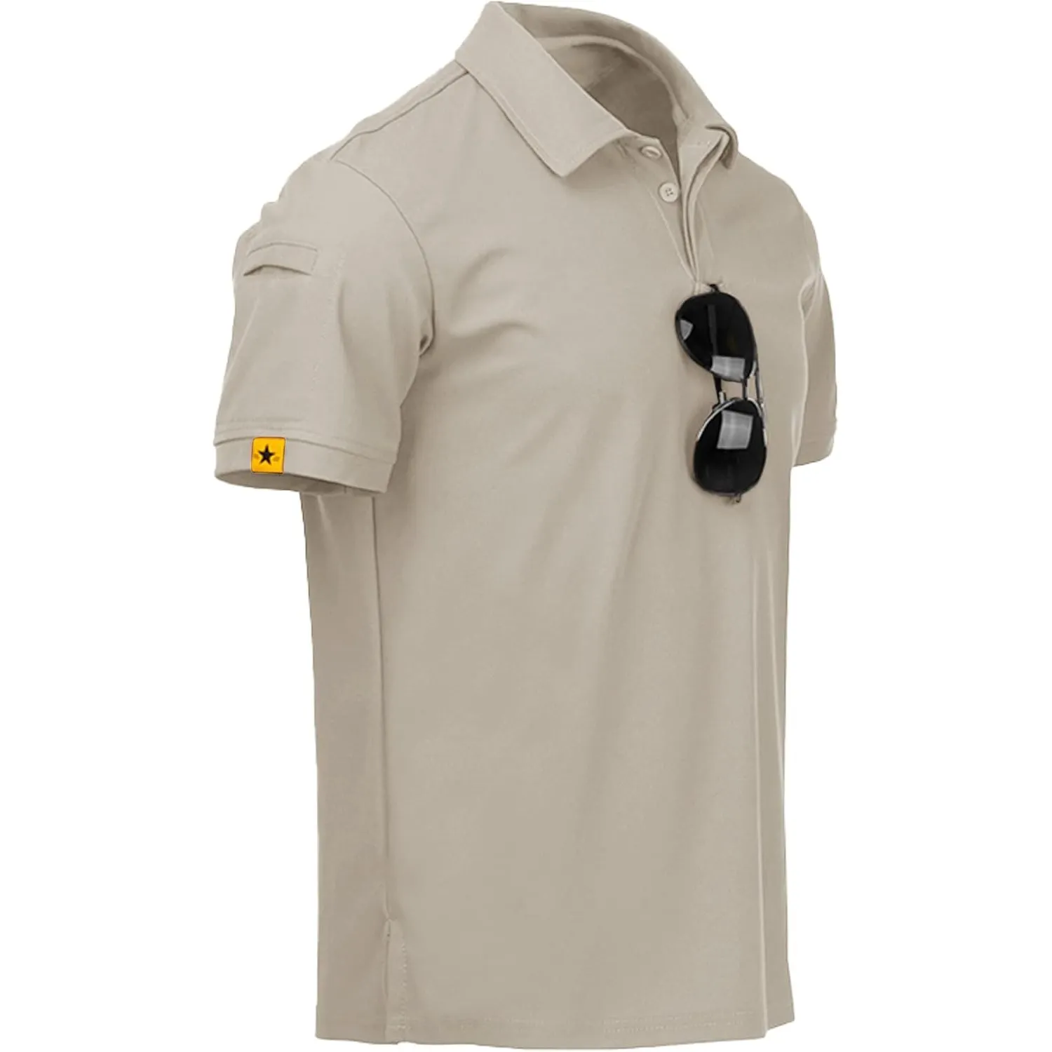 JACKETOWN Poloshirts Herren Kurzarm Atmungsaktives Schnelltrocknend Poloshirts Männer Tennis Sommer Knopfleiste T-Shirt…