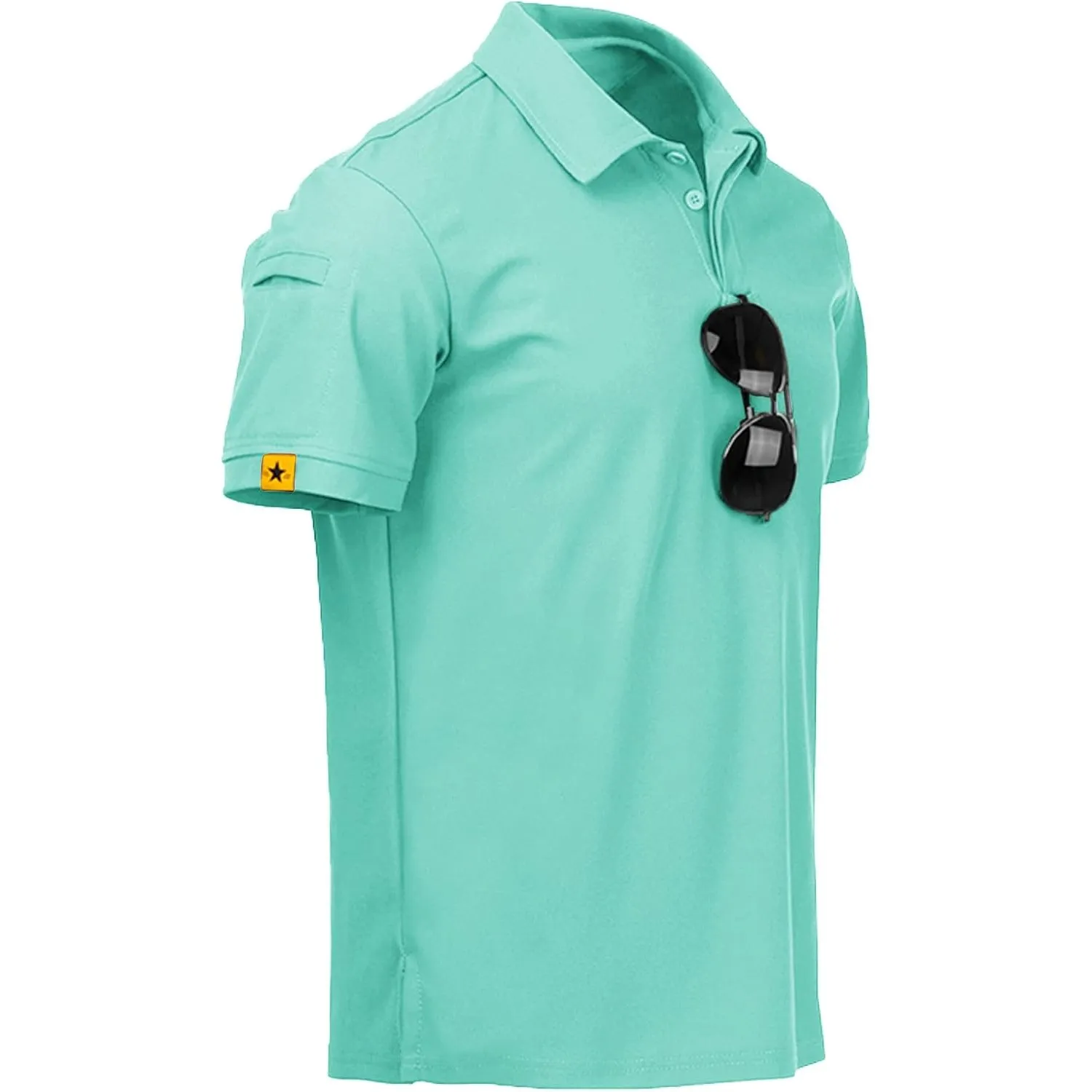 JACKETOWN Poloshirts Herren Kurzarm Atmungsaktives Schnelltrocknend Poloshirts Männer Tennis Sommer Knopfleiste T-Shirt…