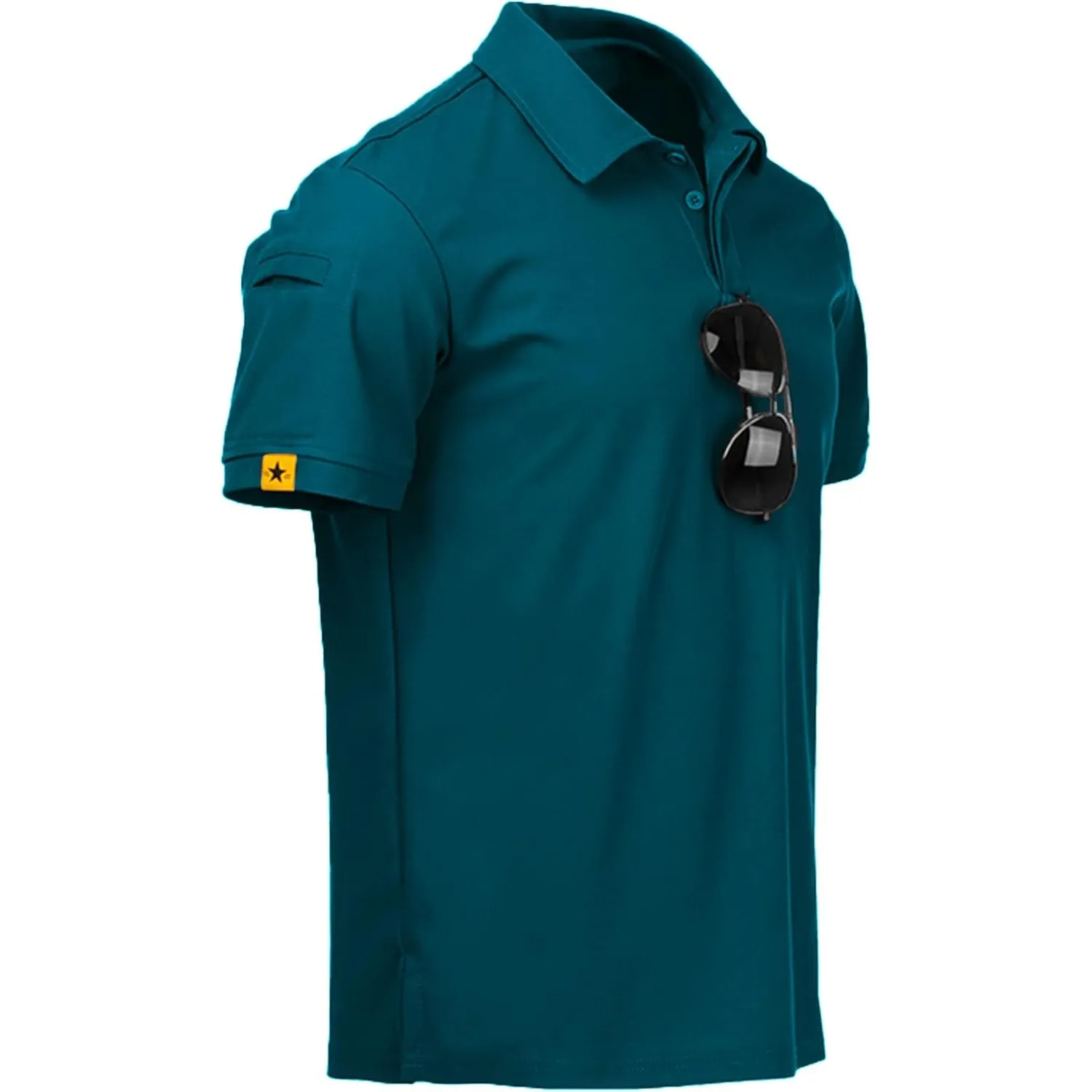 JACKETOWN Poloshirts Herren Kurzarm Atmungsaktives Schnelltrocknend Poloshirts Männer Tennis Sommer Knopfleiste T-Shirt…