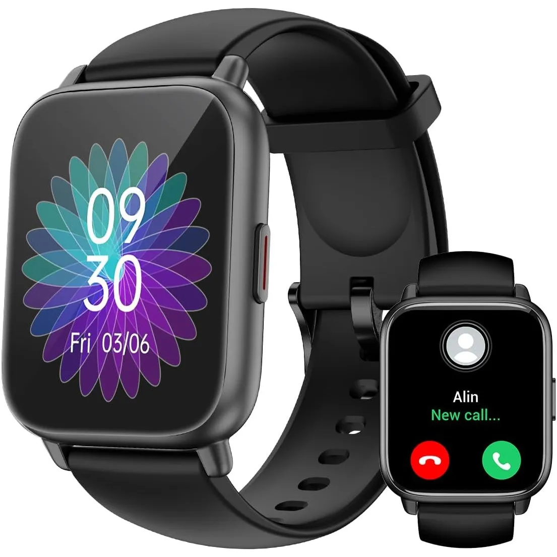 Smartwatch mit Telefonfunktion,Smartwatch für Damen Herren 1.85'' HD Screen