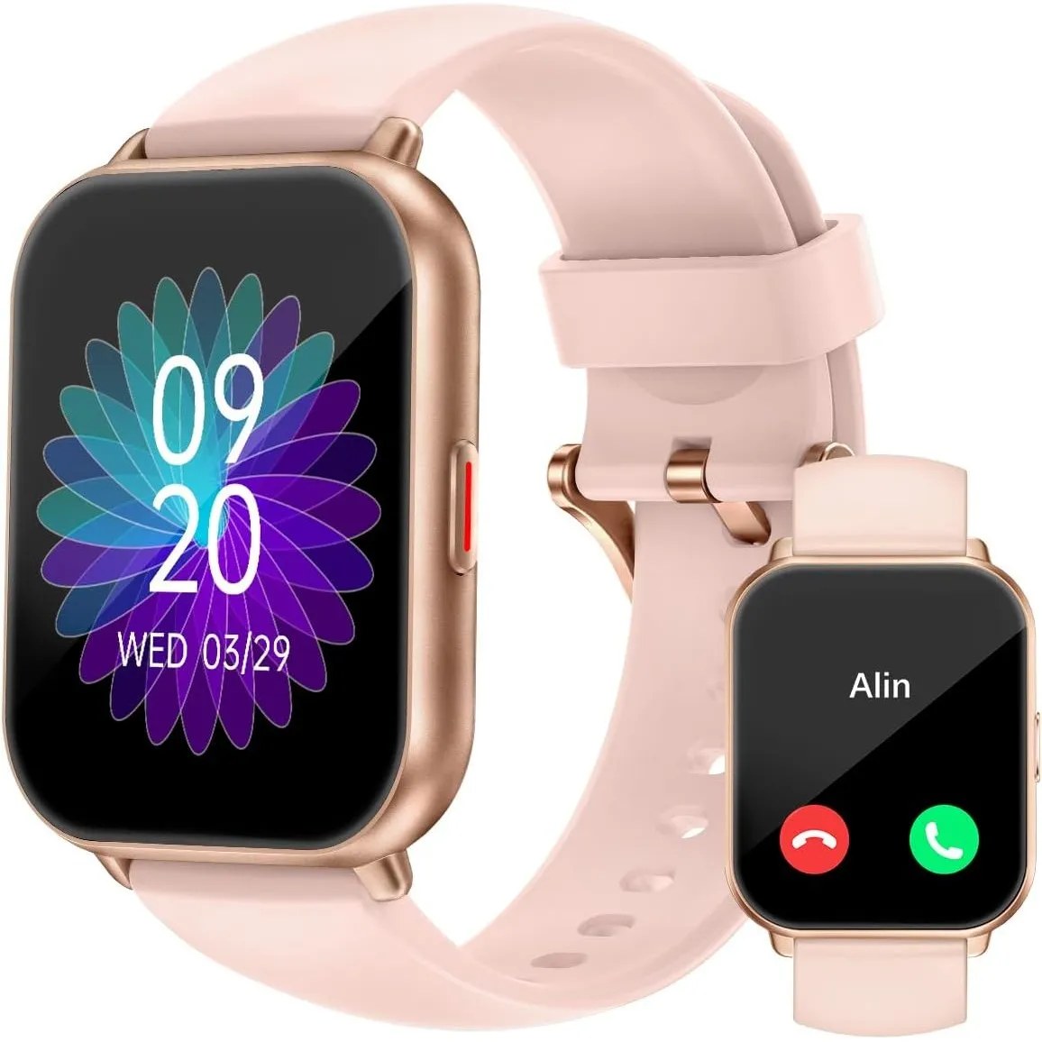 Smartwatch mit Telefonfunktion,Smartwatch für Damen Herren 1.85'' HD Screen