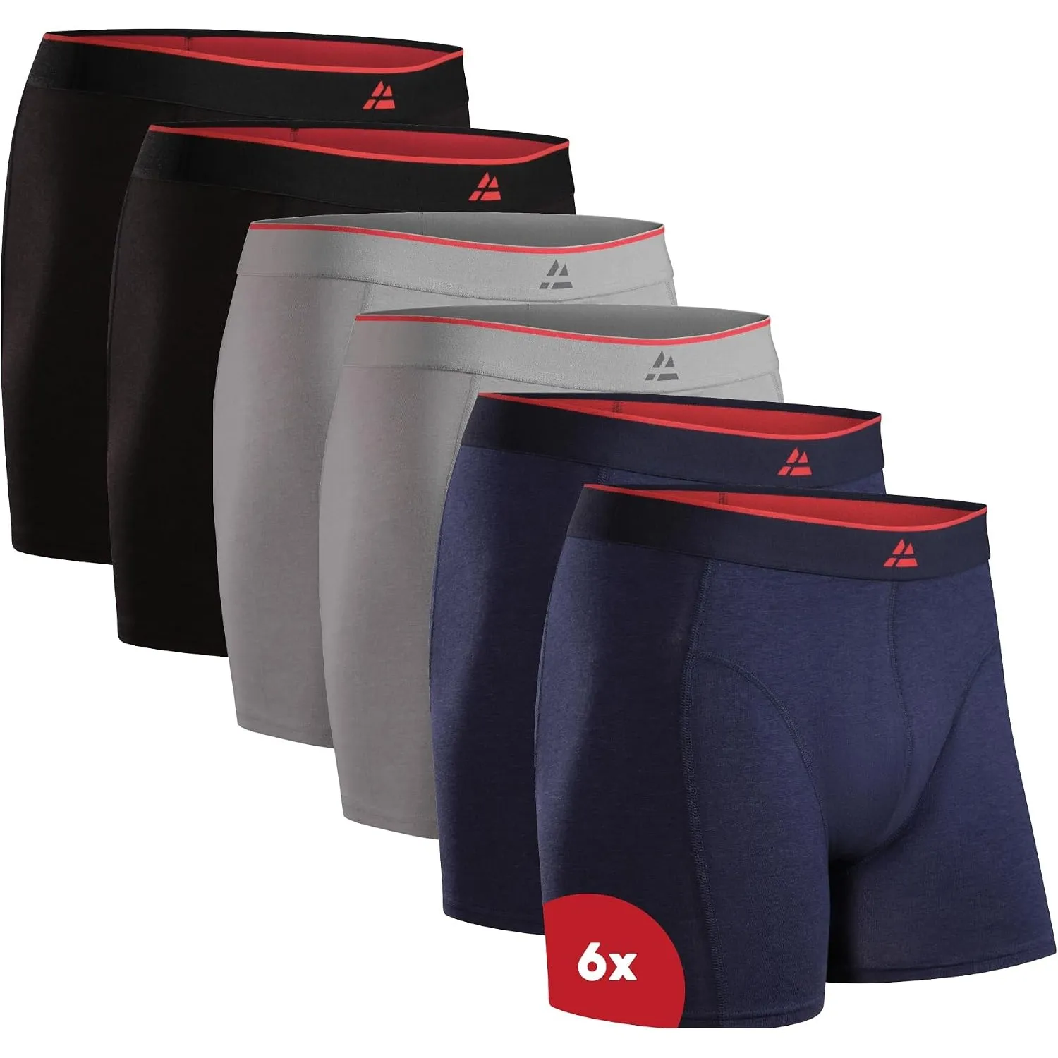 DANISH ENDURANCE Bambus Boxershorts Herren, Atmungsaktiv, 6er & 10er Pack