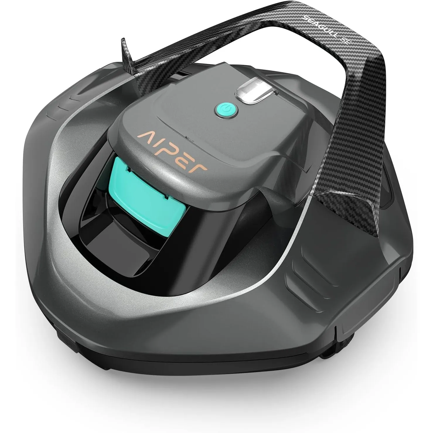 AIPER Seagull SE Poolroboter, Kabellos Poolsauger Akku, Bodensauger mit 90 Min Laufzeit, Automatisches Parken, Dual-Ant…