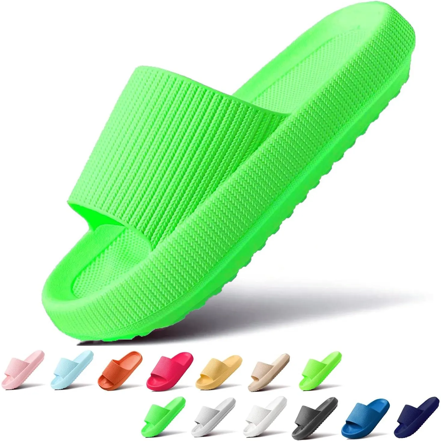 Sumvov Cozyslides Original Damen Schlappen 100% EVA Super Weich Rutschfest Badeschuhe Cozislides Original Hausschuhe Da…