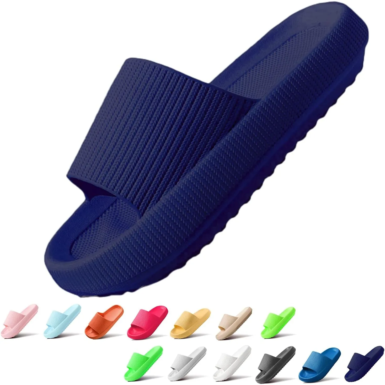 Sumvov Cozyslides Original Damen Schlappen 100% EVA Super Weich Rutschfest Badeschuhe Cozislides Original Hausschuhe Da…