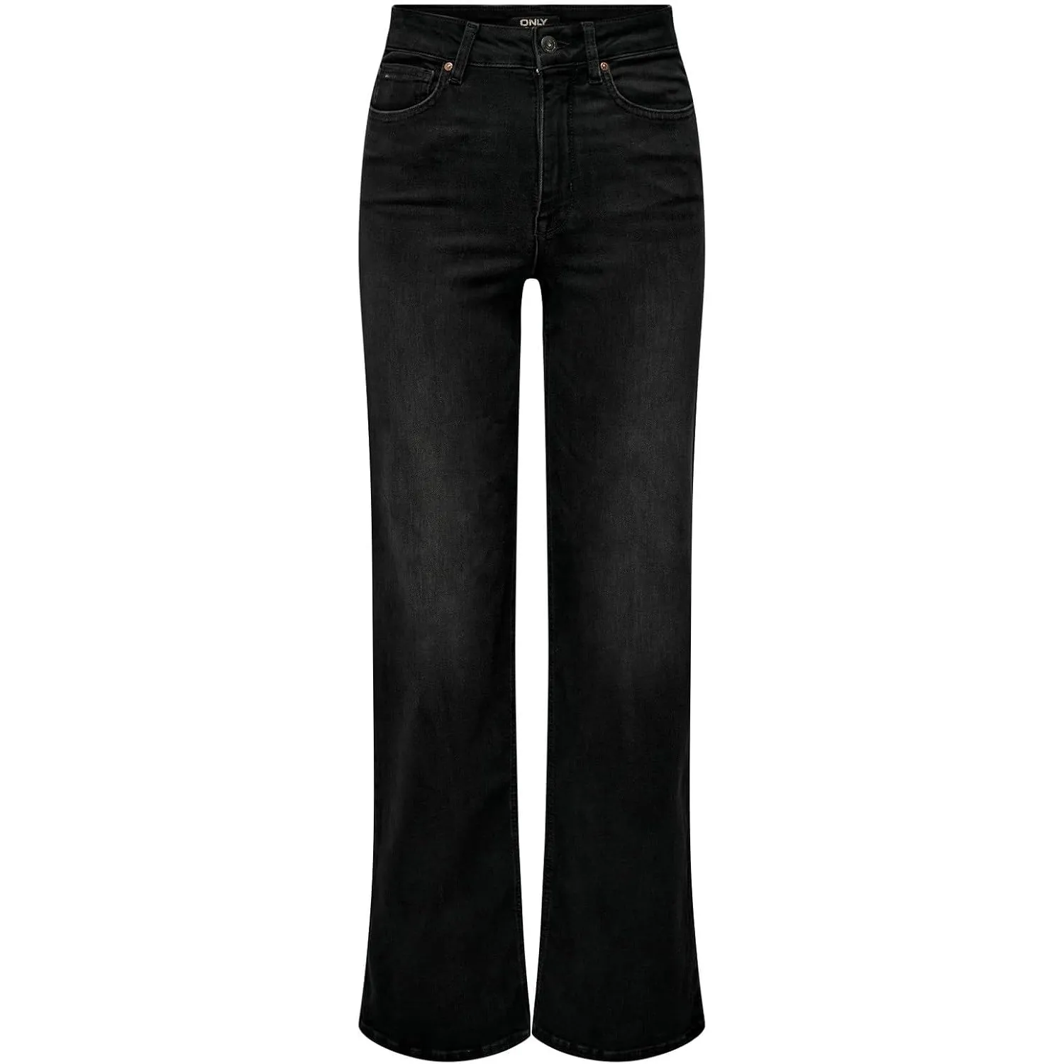 ONLY Female Jeans mit weitem Bein ONLMADISON Hohe Taille Weiter Beinschnitt Jeans