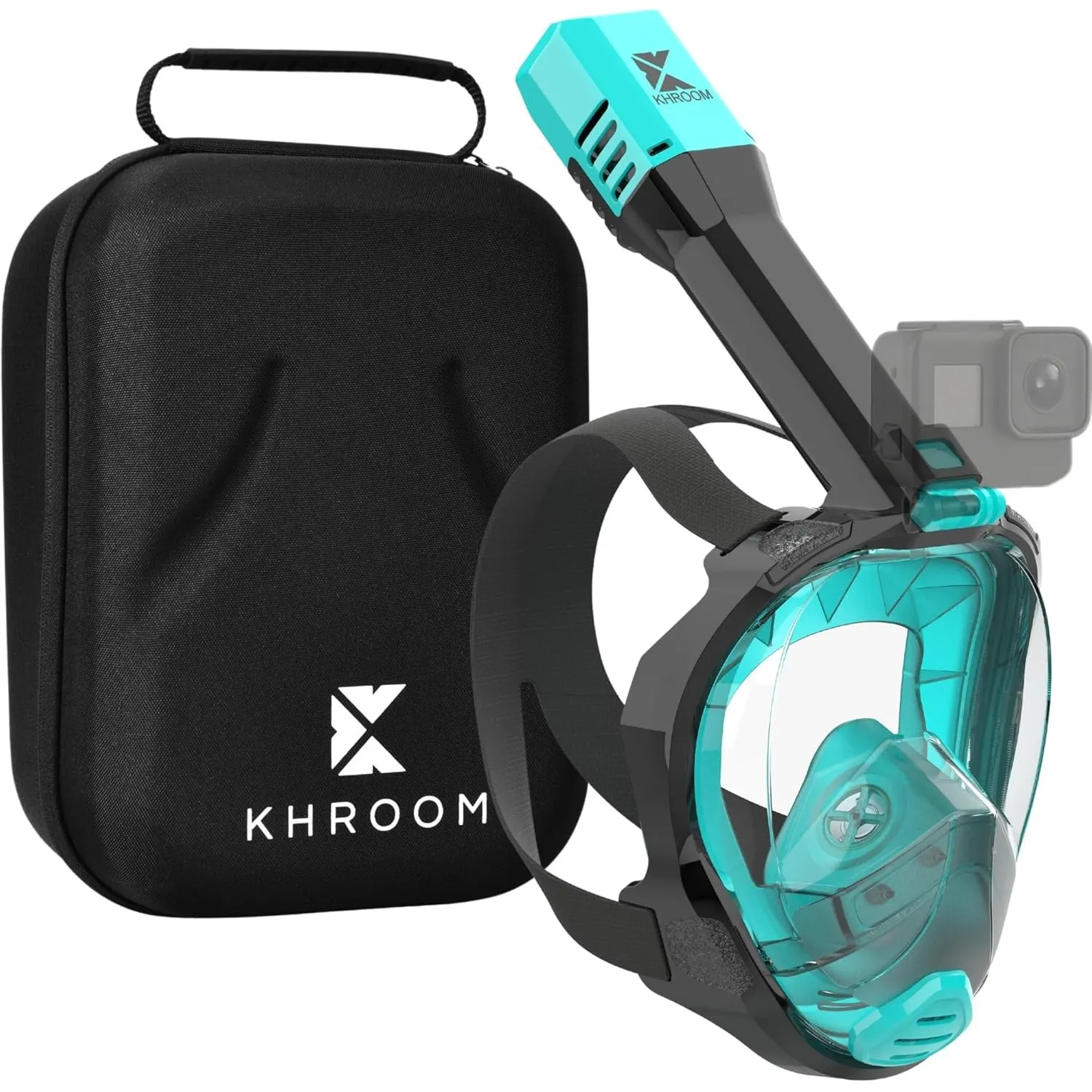 Khroom Schnorchelmaske Erwachsene Vollmaske | Unsere Beste CO2 sichere Tauchermaske Seaview Pro zum Schnorcheln | Tauch…
