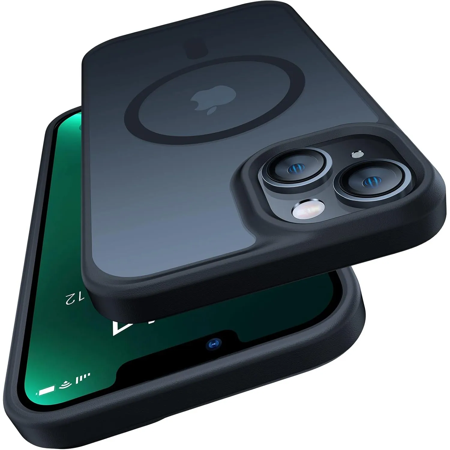 TORRAS für iPhone 13 Mini Hülle für Magsafe - Guardian-Mag Serie,Schwarz | (Magnetische Adsorption) (Militärschutz) Sto…