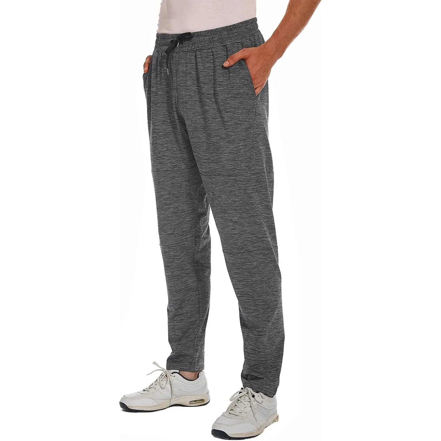 HODOSPORTS Jogginghose Herren Extra Lang 82cm / 87cm / 92cm Innenbeinlänge Sporthose mit Reißverschluss Track Pants Swe…