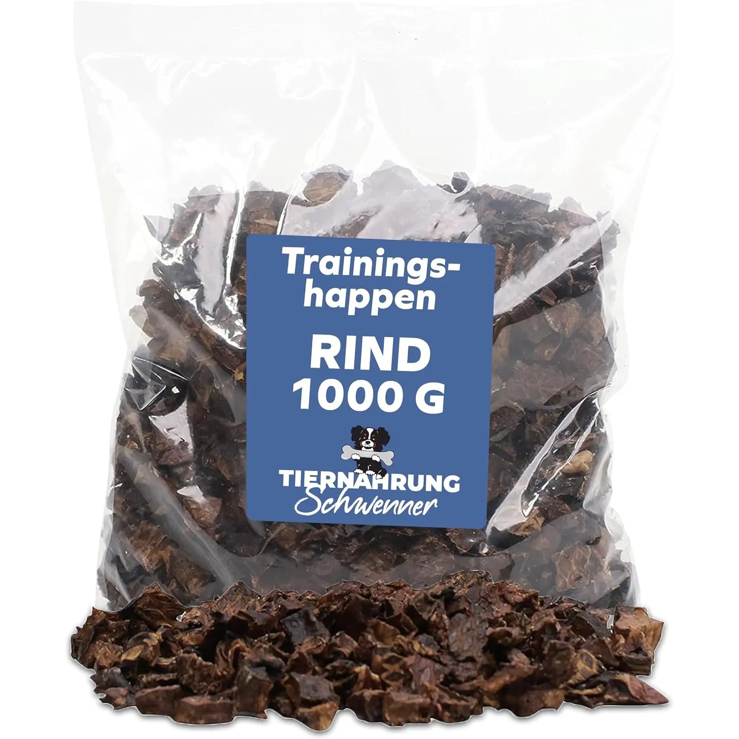 Trainingshappen Rind Hunde, getrocknet, 1000g