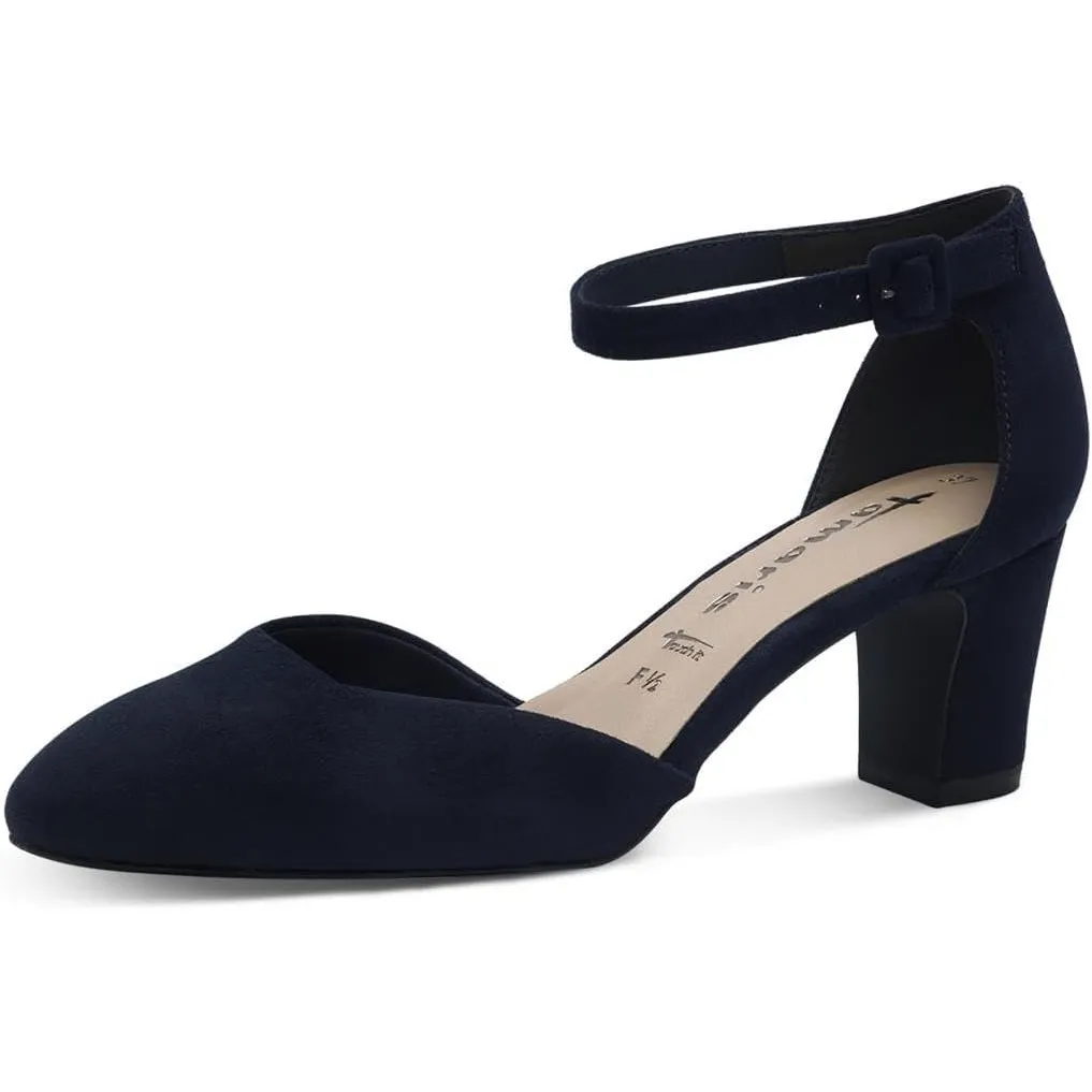 Tamaris Damen Pumps Absatzschuhe Riemchenpumps schwarz schwarz