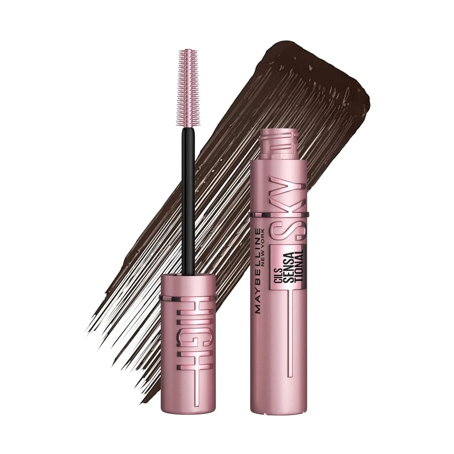 Maybelline New York Sky High Mascara Brown, extreme Länge, 7,2 ml