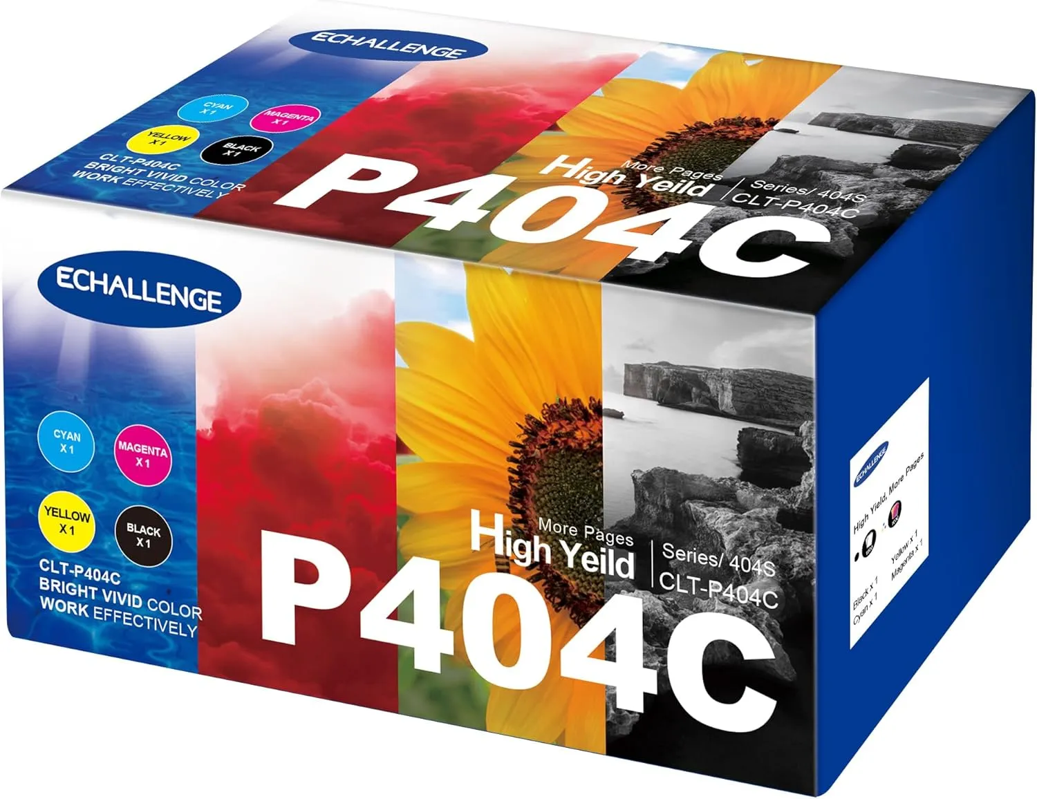 CLT-P404C CLT-404S Tonerkartusche Kompatibel für Samsung C480W Toner für Xpress SL C480FW C430W C430 C480 CF480FN C48X C43X Series Toner CLT-K404S CLT K404S CLT-Y404S CLT-C404S (4er-Pack)