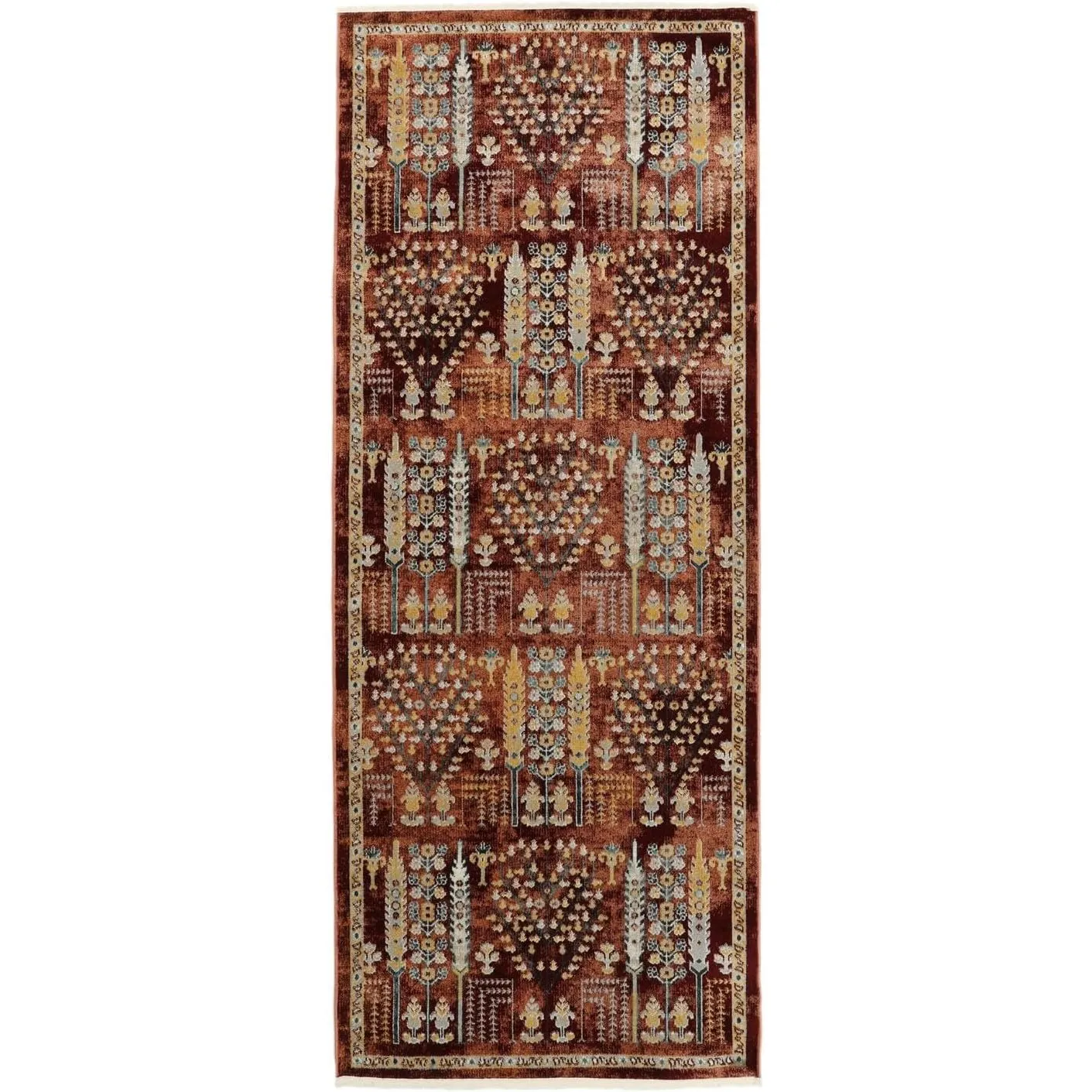 RugVista Razavi Teppich, 100 x 250 cm, Rost