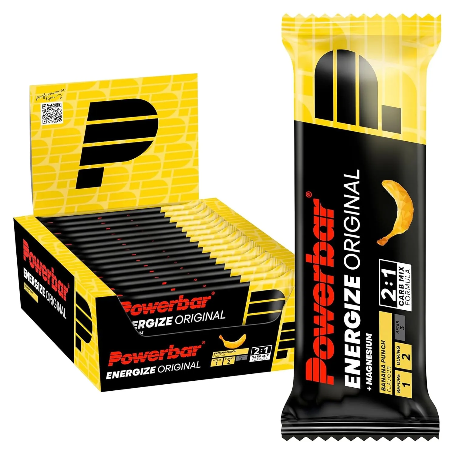 Powerbar Energize Bar (15x55g) Banana Punch - Riegel - Energie-Riegel