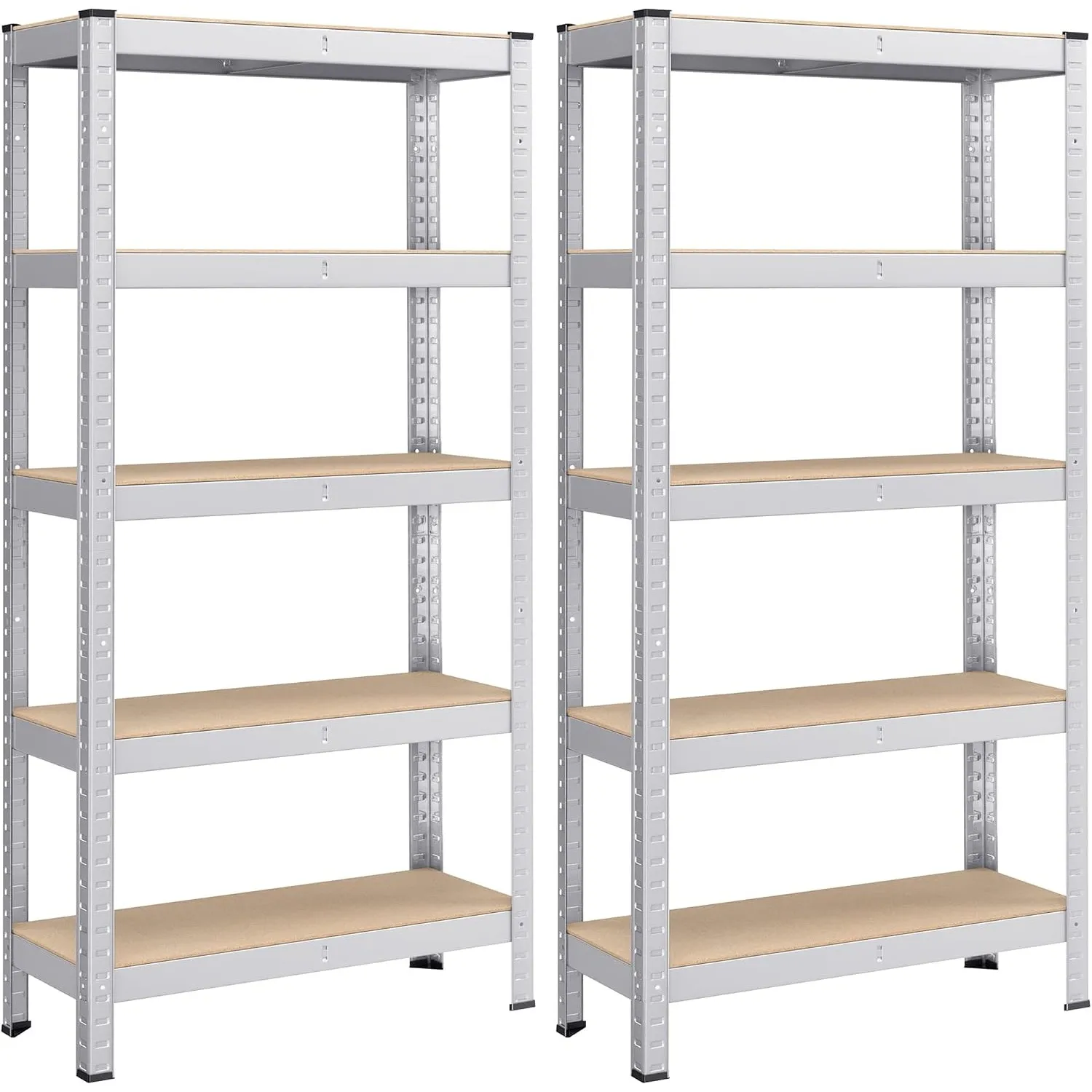 SONGMICS Schwerlastregal, 2er Set, 75 x 30 x 150 cm