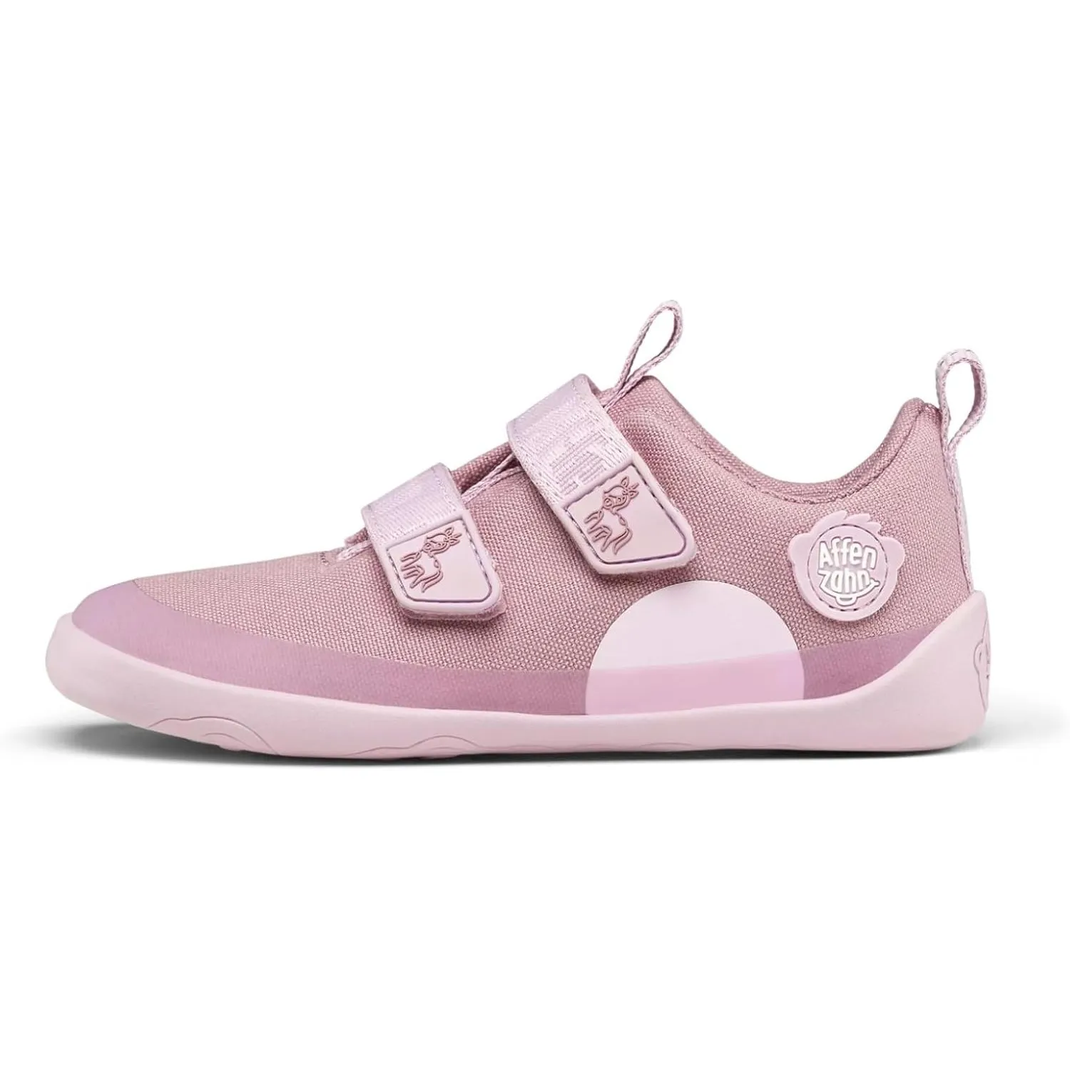 Affenzahn Halbschuh Baumwolle Lucky Klettverschluss Vegan rutschfest Flexibel für den Sommer in Größe 21-35