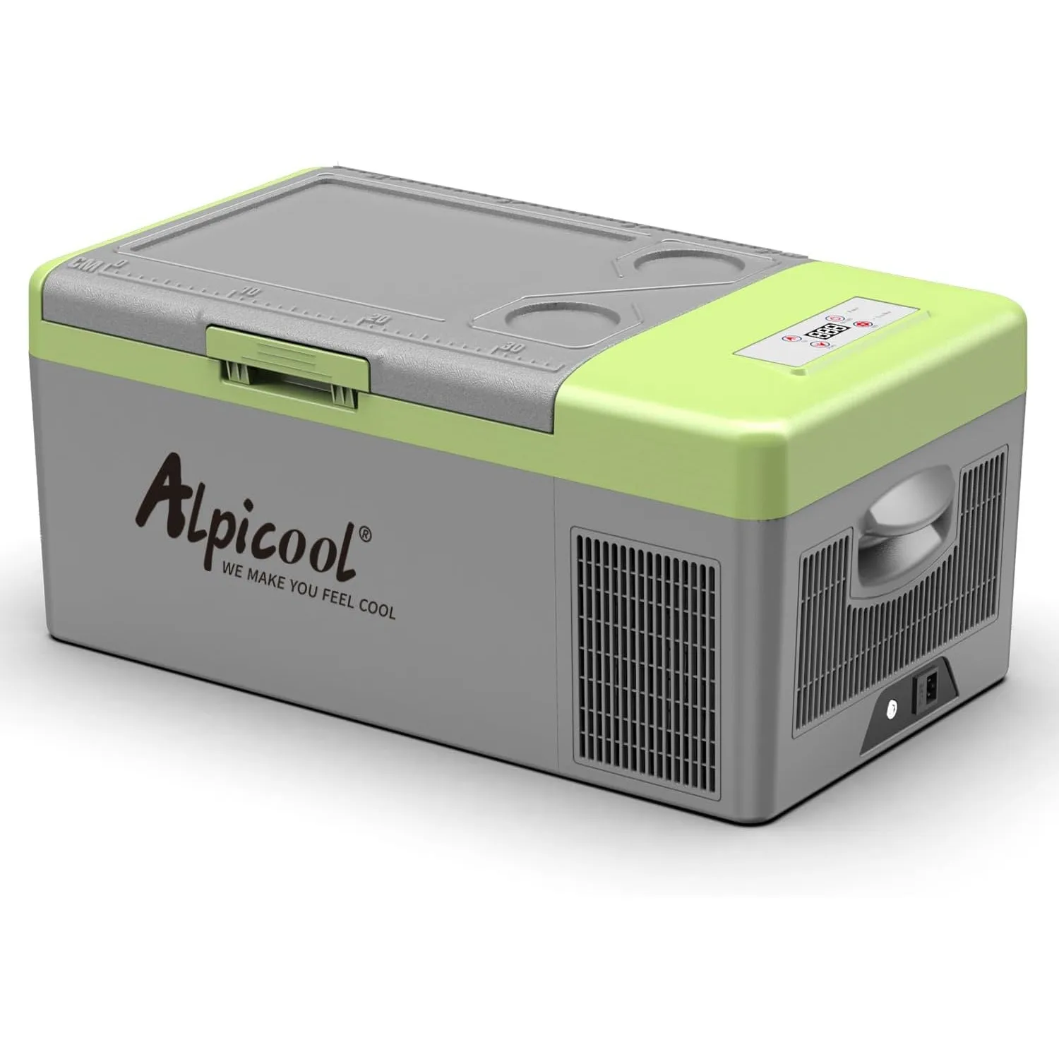 Alpicool 15L Kompressor Kühlbox Auto, 12/24V DC 100-240V AC Tragbare Kompressor-Kühler, geräuscharm -20℃~20℃, Tragbarer…