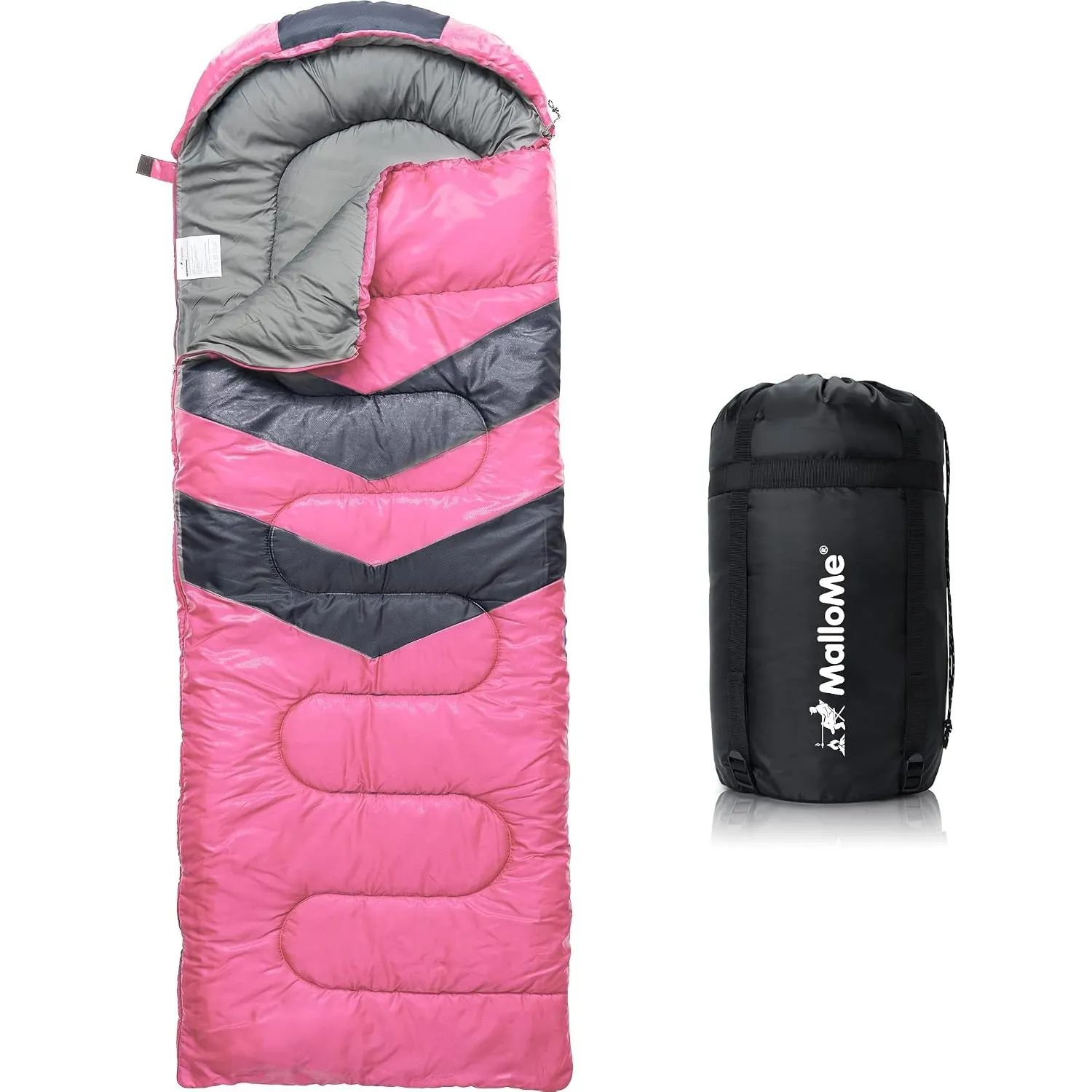 MalloMe Schlafsack Outdoor - Schlafsack Erwachsene und Kinder - Schlafsack Winter, Schlafsäcke, Camping Sleeping Bag, D…