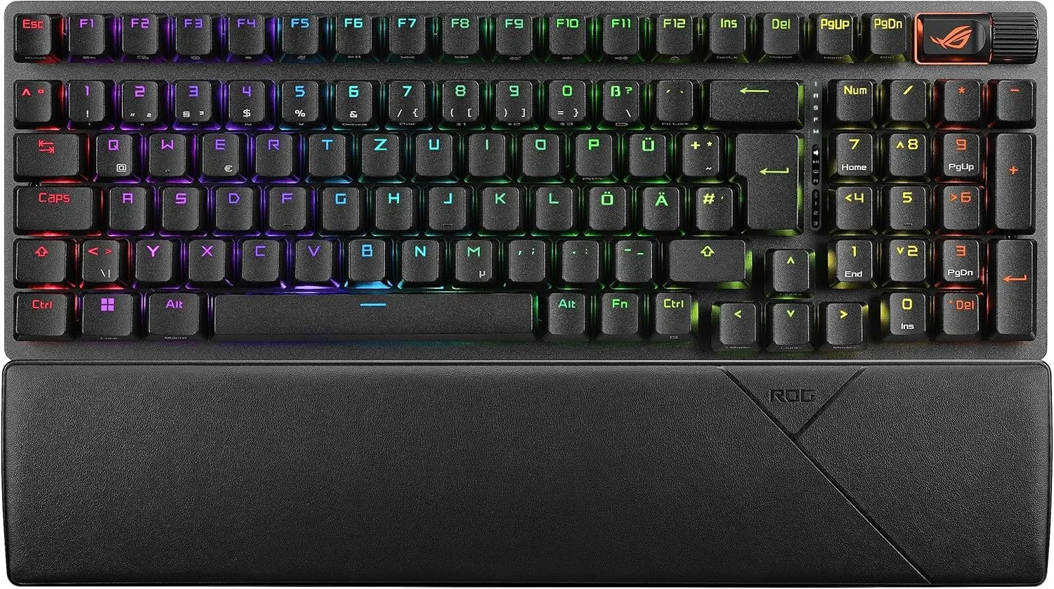 ASUS ROG Strix Scope II 96 Wireless mechanische Gaming Tastatur (ROG NX-Switches, Handballenablage, 4 GHz, Bluetooth, k…