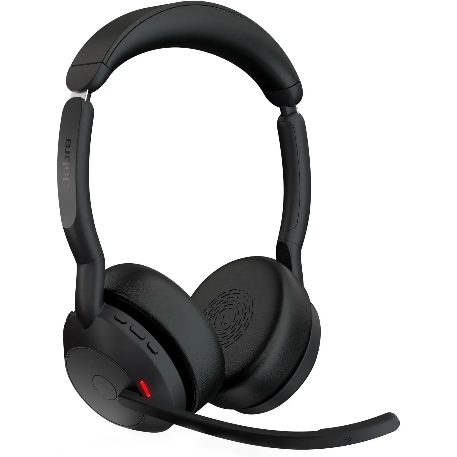 Jabra Evolve2 55 - schnurloses Stereo-Headset mit Ladestation Air Comfort - Mikrofone mit Geräuschunterdrückung & ANC -…