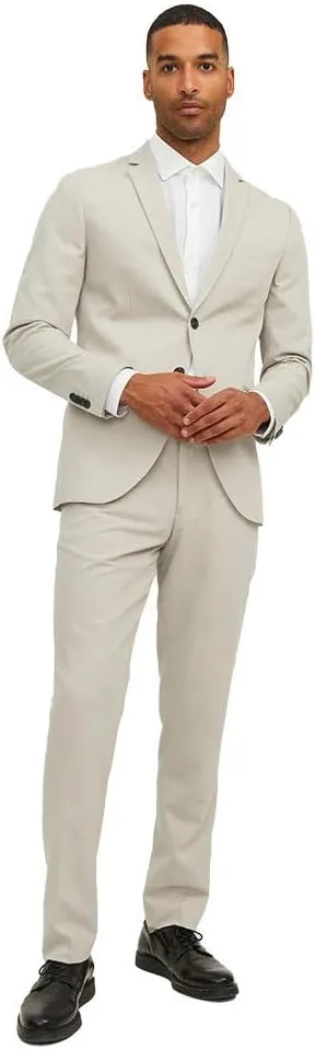 JACK & JONES JPRFRANCO Male Suit, Single-Breasted Blazer and Trousers, Super Slim Fit