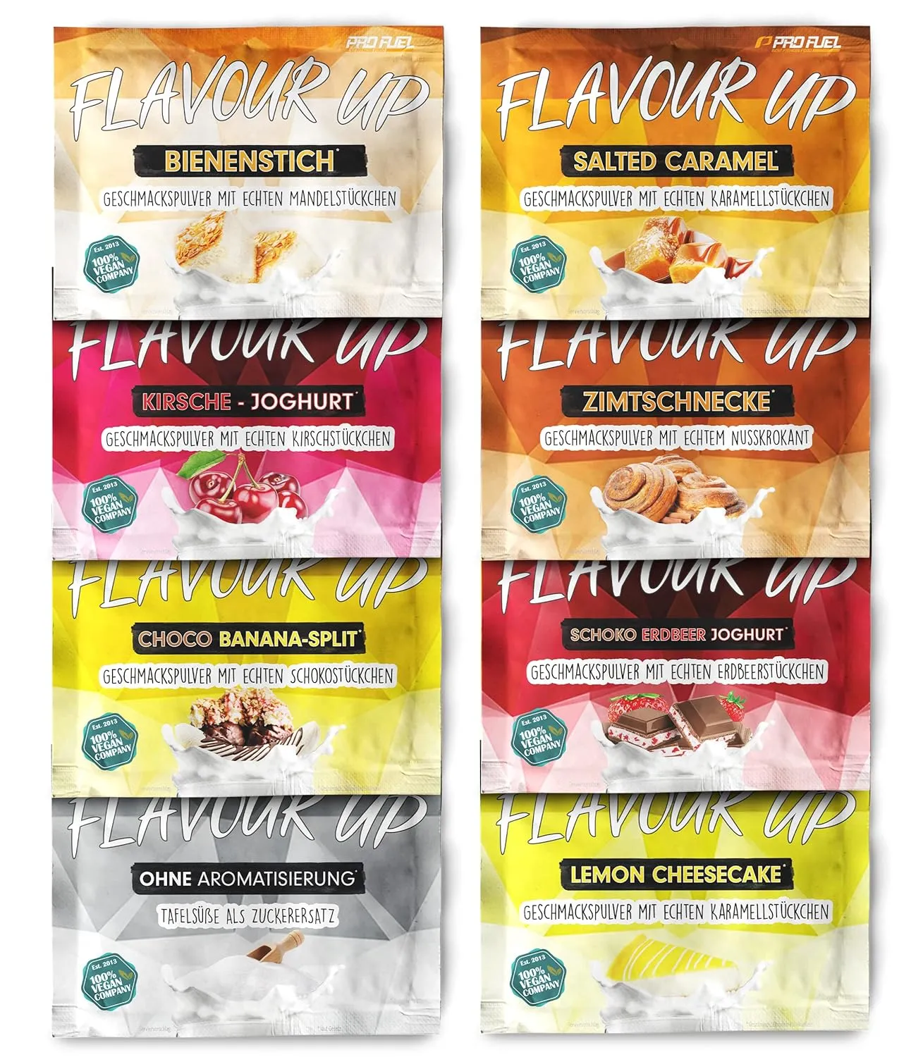 Flavour Up Flavouring Powder, Mix Pack #2 with 8 Incredibly Delicious 30 g Samples, Only 8–14 kcal per Serving, Adds Ar…