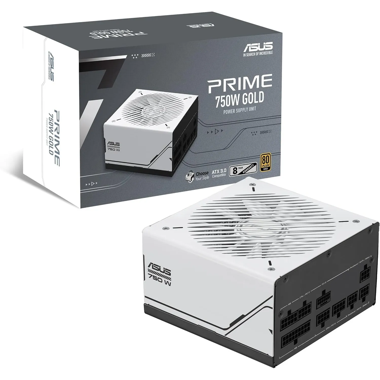 ASUS Prime 750W Gold Netzteil | Schwarz/Weiß