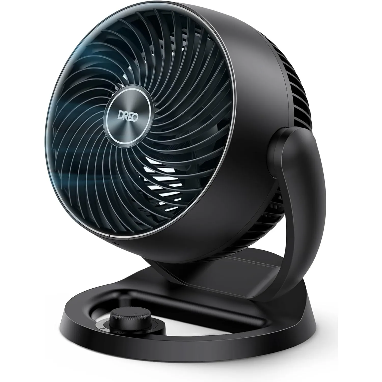 Dreo 25dB leiser Tischventilator, 30cm hoher Ventilator mit Kühlung, 3 Geschwindigkeiten 21m Luftstrom, 120° verstellba…